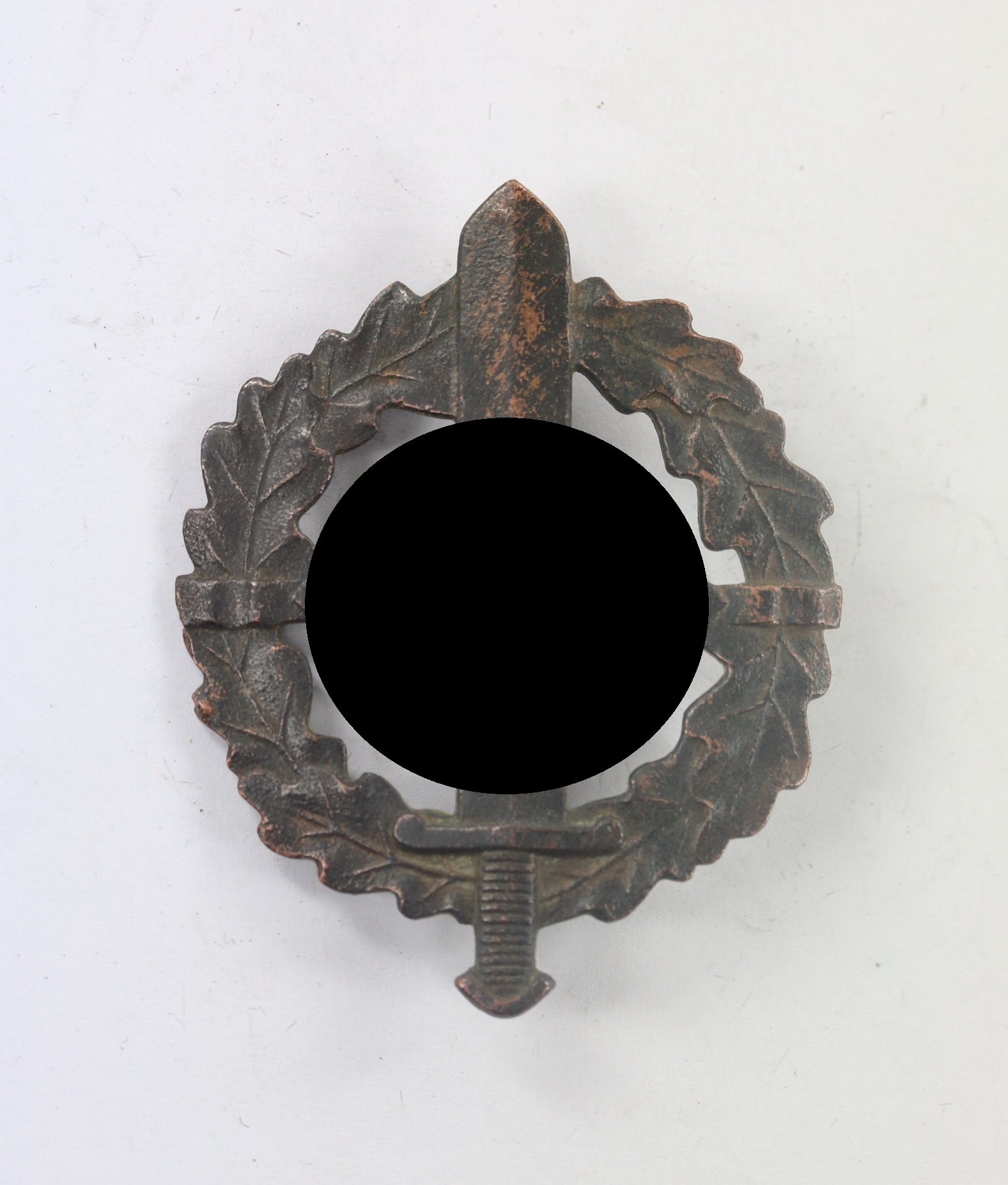 SA Wehrsportabzeichen in Bronze, Hst. F. Schneider Lüdenscheid, Eigentum D S.A. Sportabzeichen Hauptstelle – Bild 1