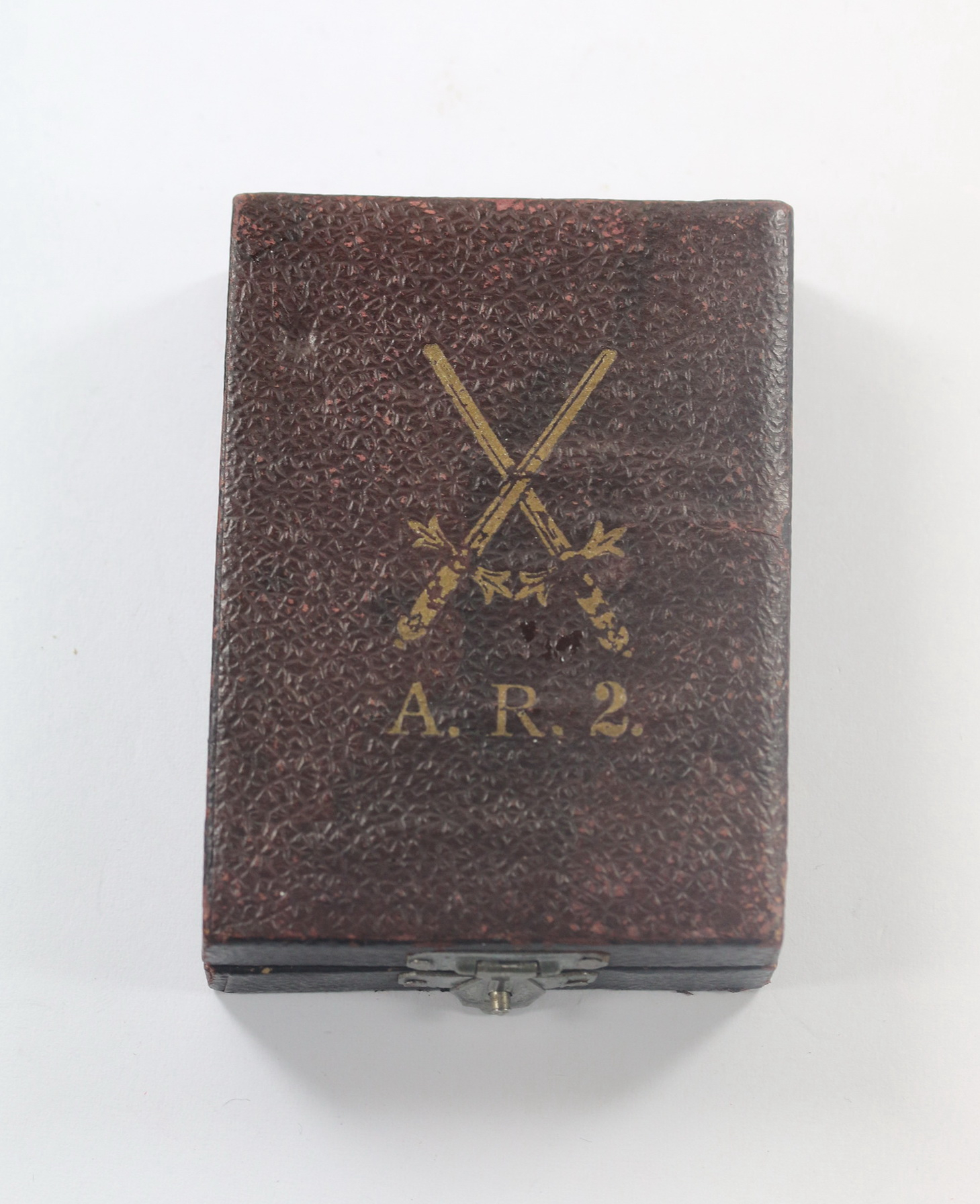 Saxony, Case for the 2nd Class Knights Cross of the Albrechts Order with Swords. – Bild 1