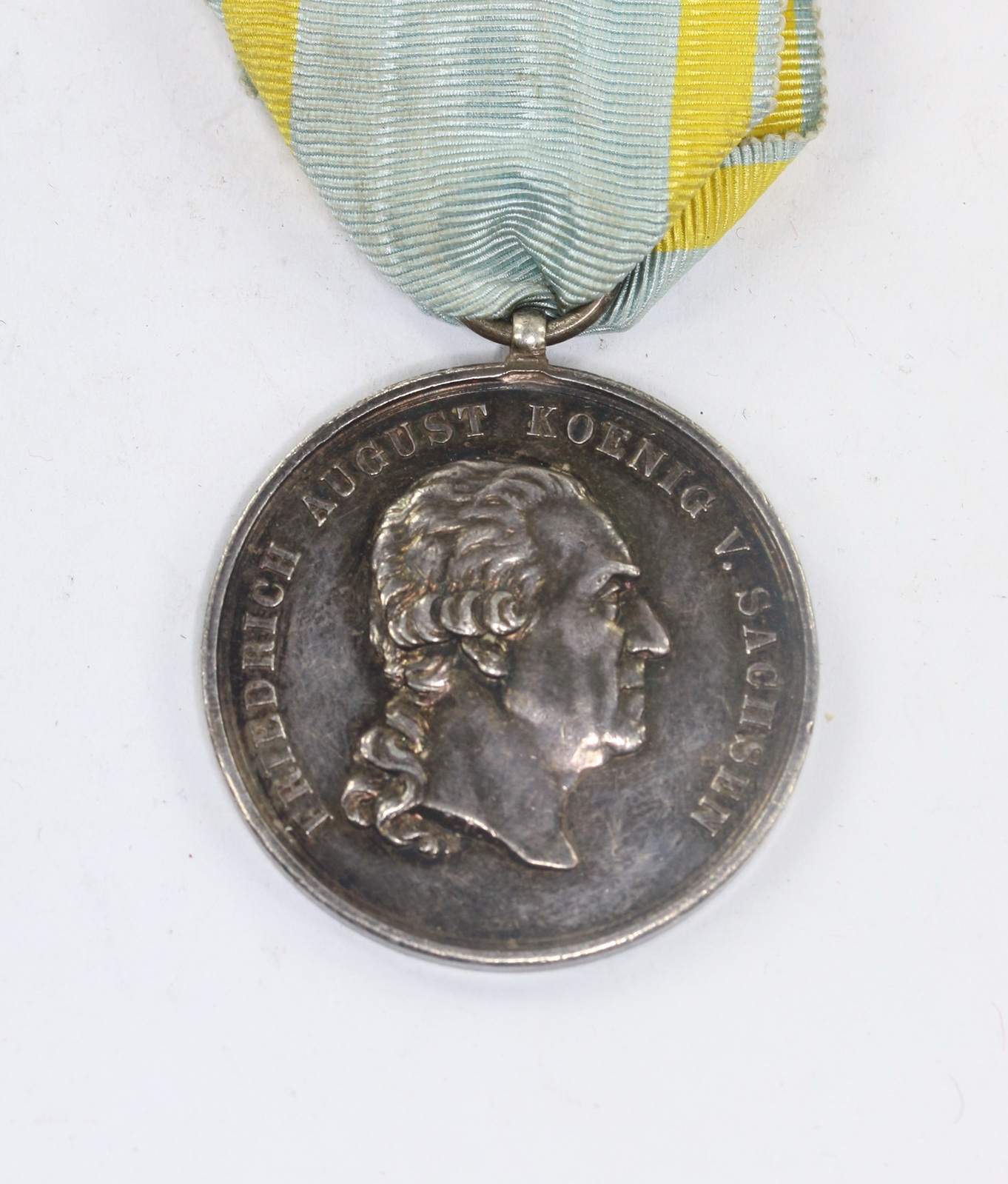 sachsen_medaille_des_milit_rst Sachsen, Medaille des Militär-St.Heinrichs-Ordens in Silber, Verdienst um das Vaterland – Bild 1