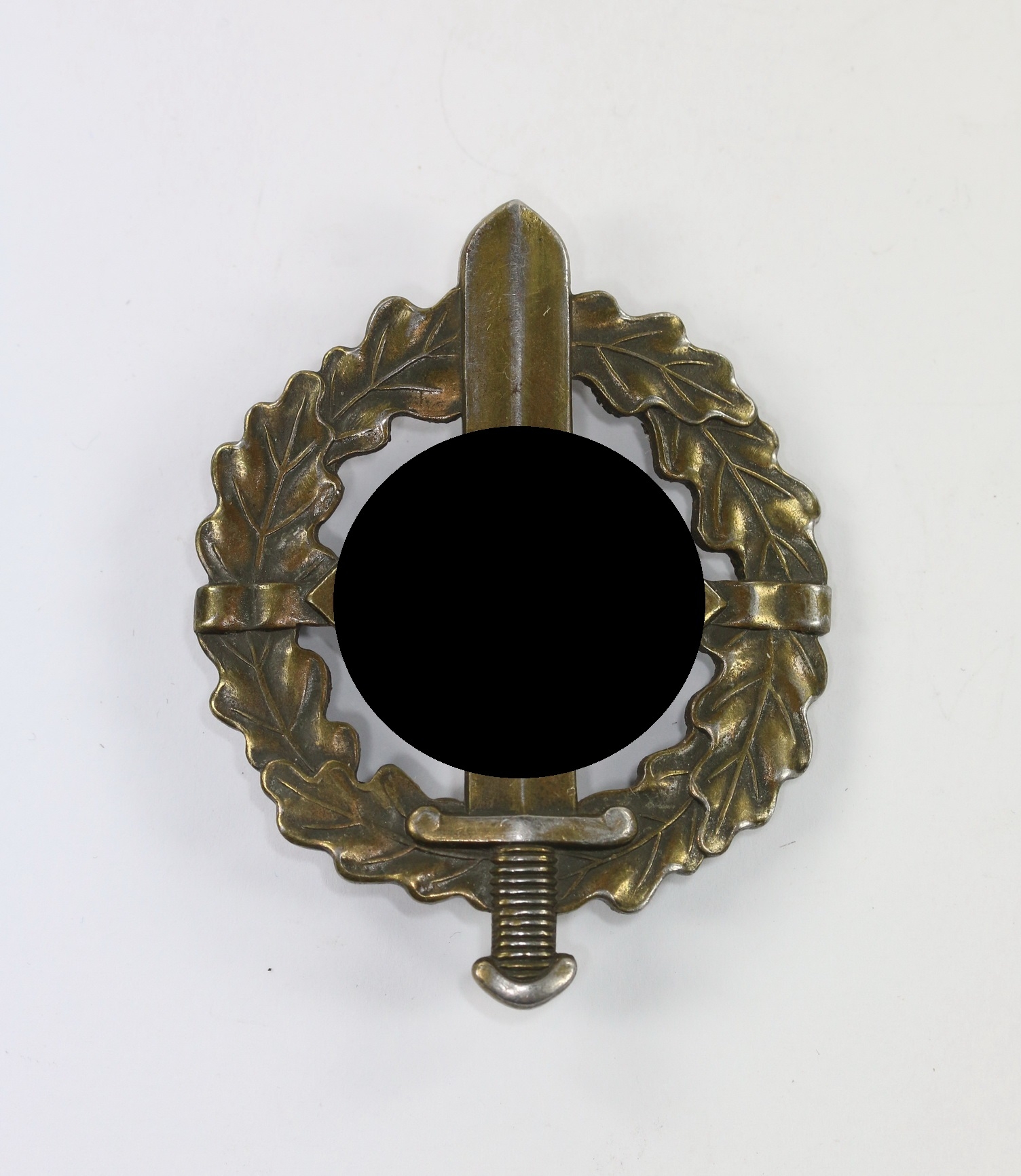 sawehrabzeichen_in_bronze_hersteller_berg_nolte_1__1 Bronze SA-Military Sport Badge. Maker Berg & Nolte. – Bild 1