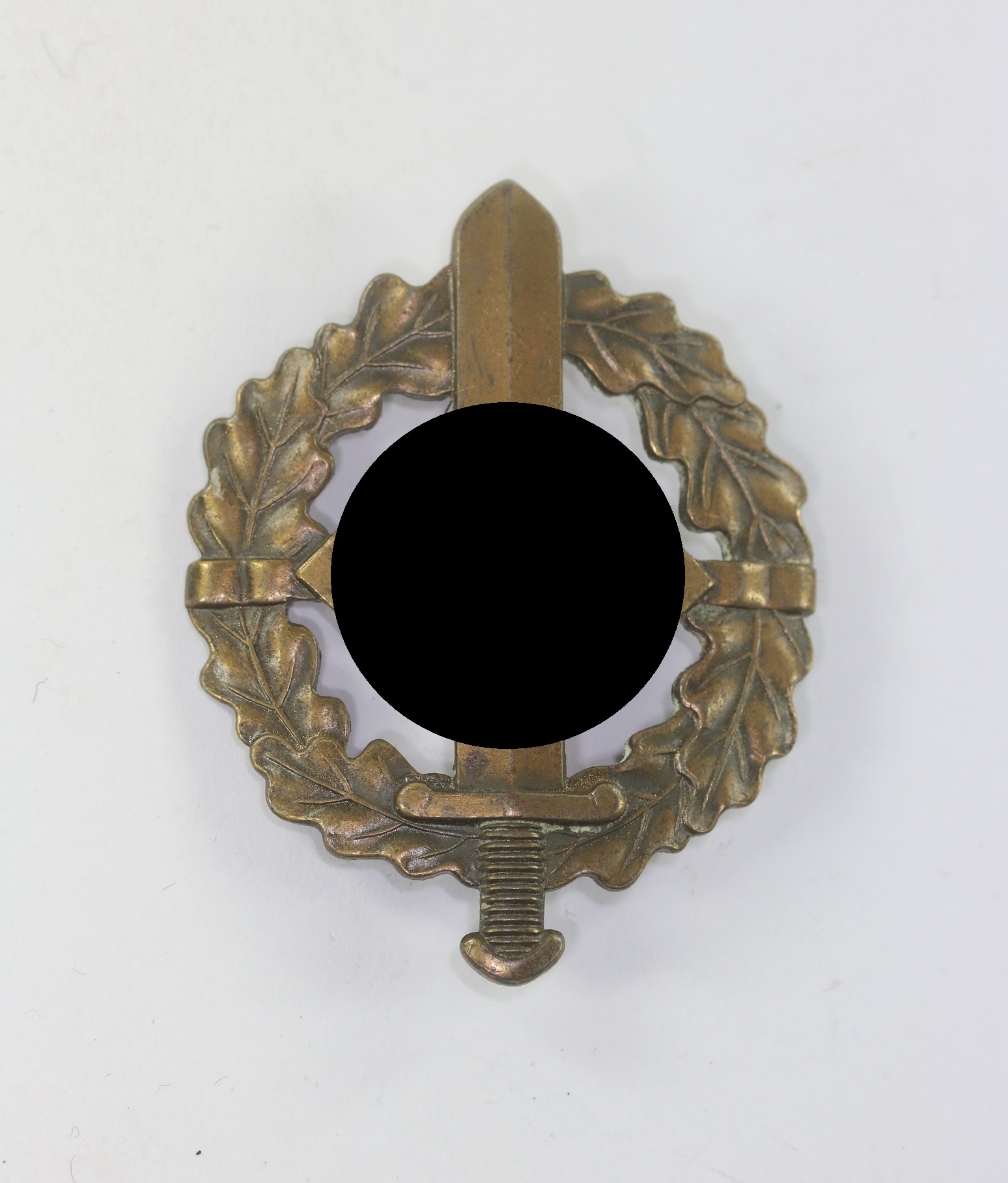 sawehrabzeichen_in_bronze_hst SA Bronze Military Sport Badge. Maker Berg & Nolte Lüdenscheid. – Bild 1