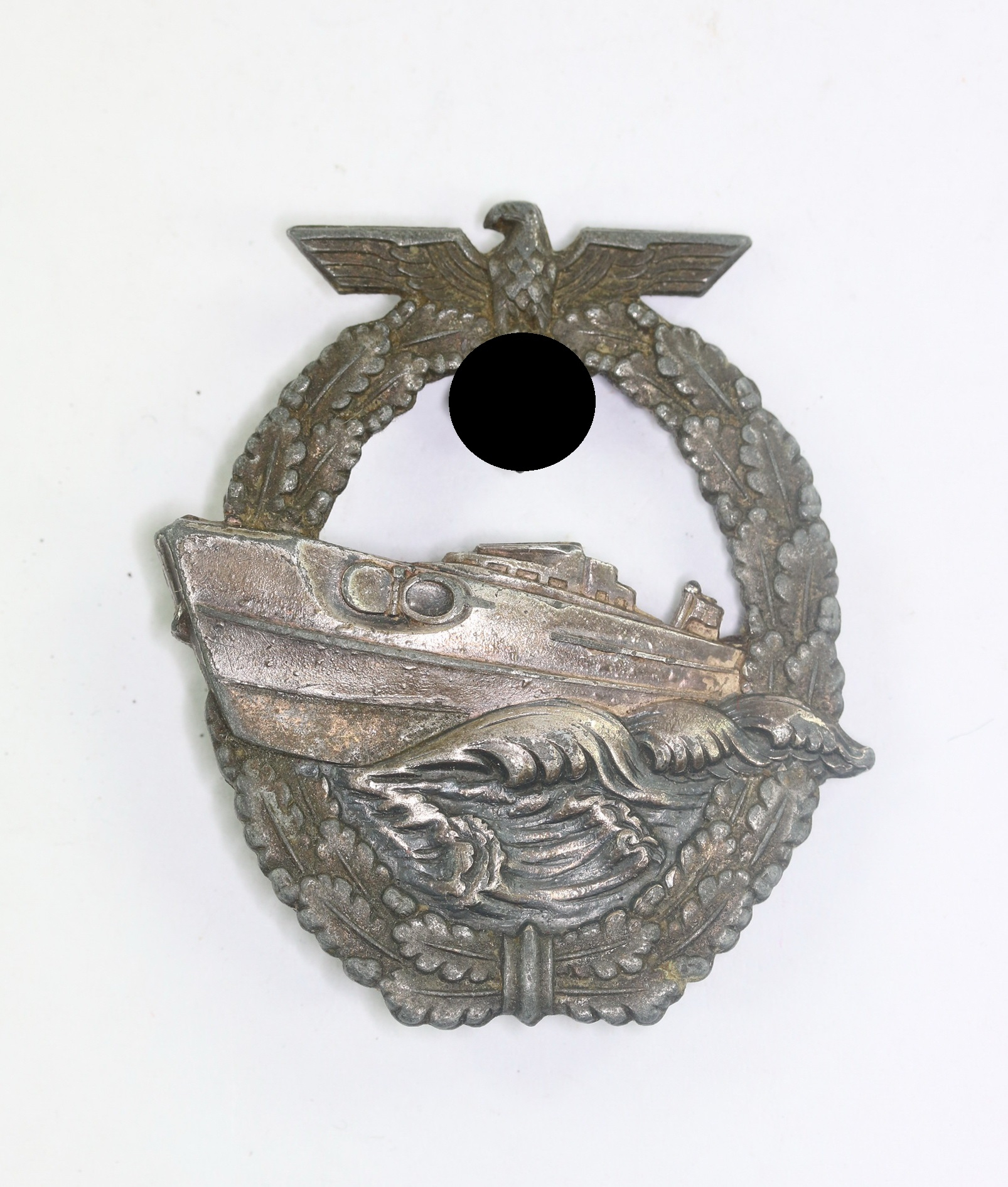 schnellboot_kriegsabzeichen_2 2nd Pattern Torpedo Boat War Badge. Maker Schwerin Berlin. – Bild 1