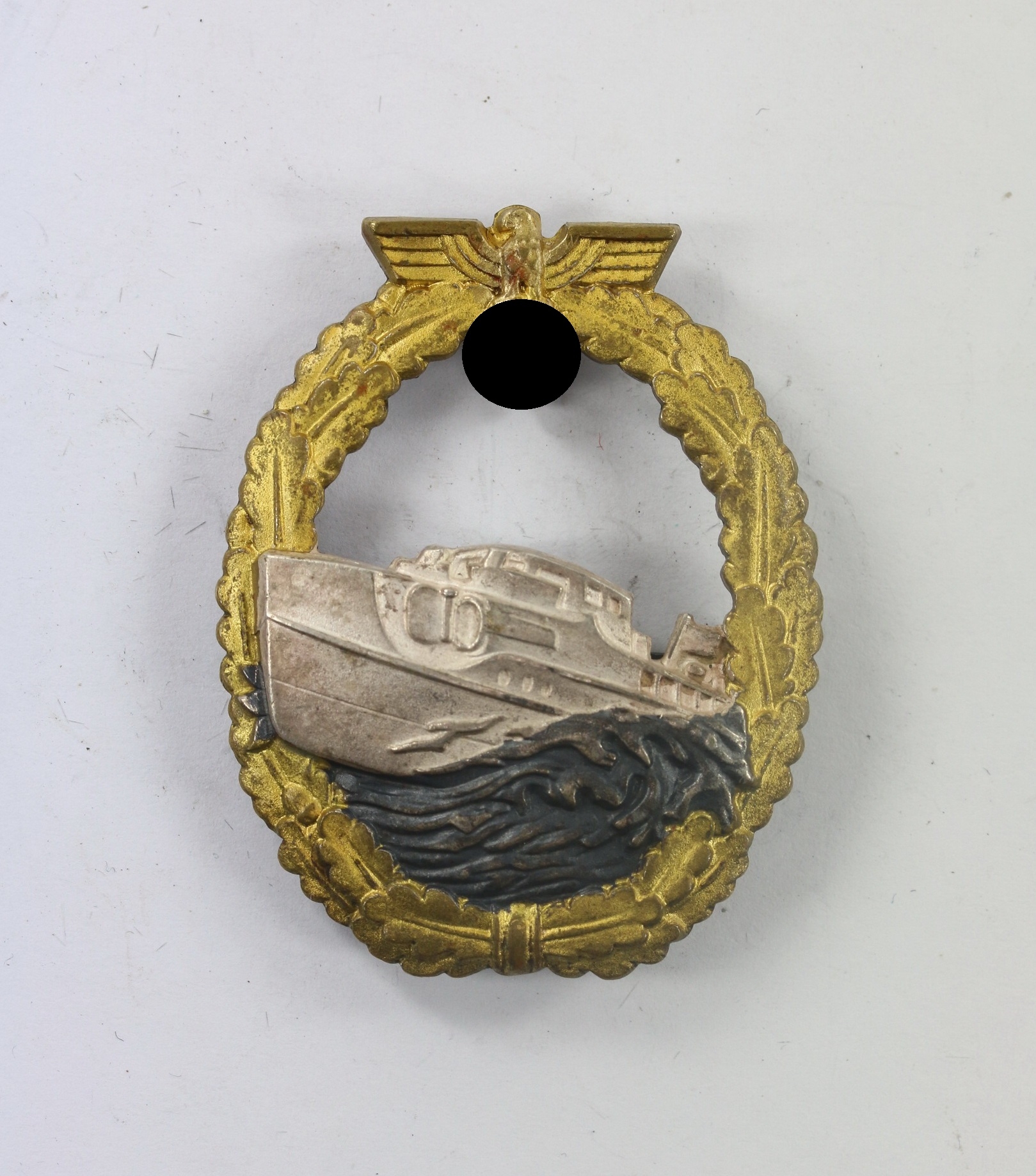  Schnellbootkriegsabzeichen 1. Form, Hst. Schwerin Berlin – Bild 1
