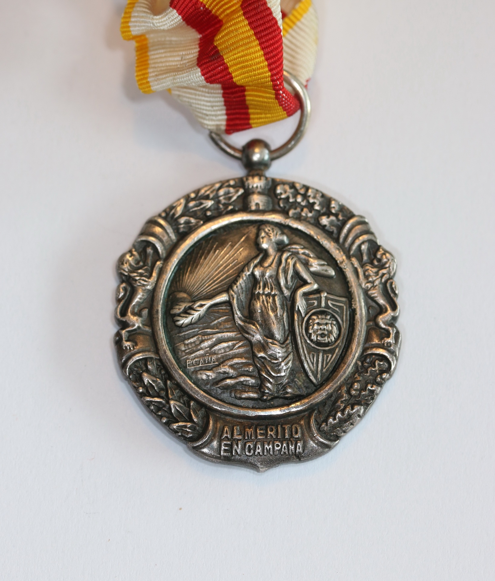 spanien_silberne_tapferkeitsmedaille_medalla_militar_individual_oberleutnant_wilhelm_keidel_1_ Spanien, Silberne Tapferkeitsmedaille "Medalla Militar Individual", Oberleutnant Wilhelm Keidel – Bild 1