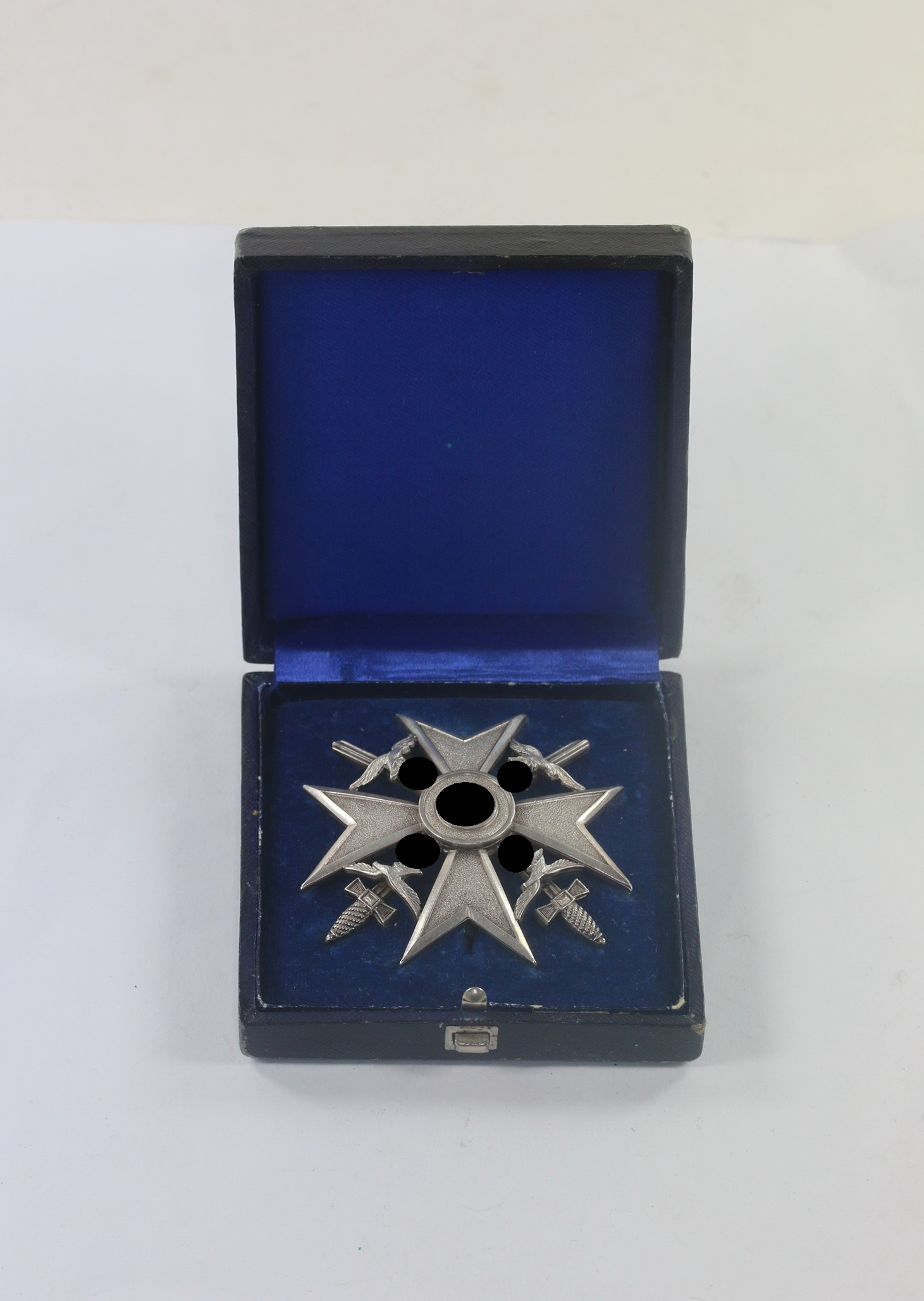 Cased Silver Spanish Cross. Maker. CEJ 900. – Bild 1