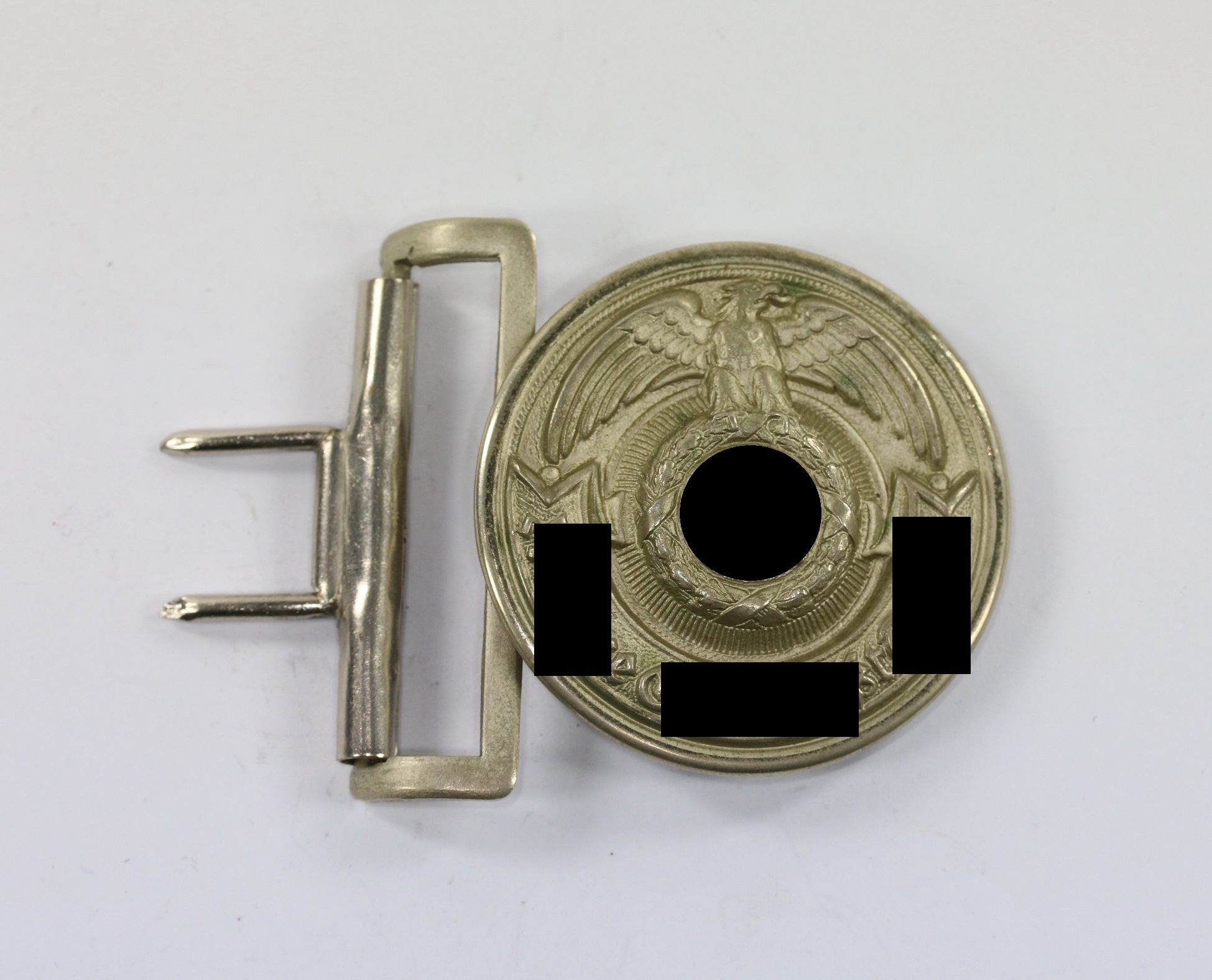 SS Führer Schloss, Hst. RZM 24 Nickelsilber (!) – Bild 1