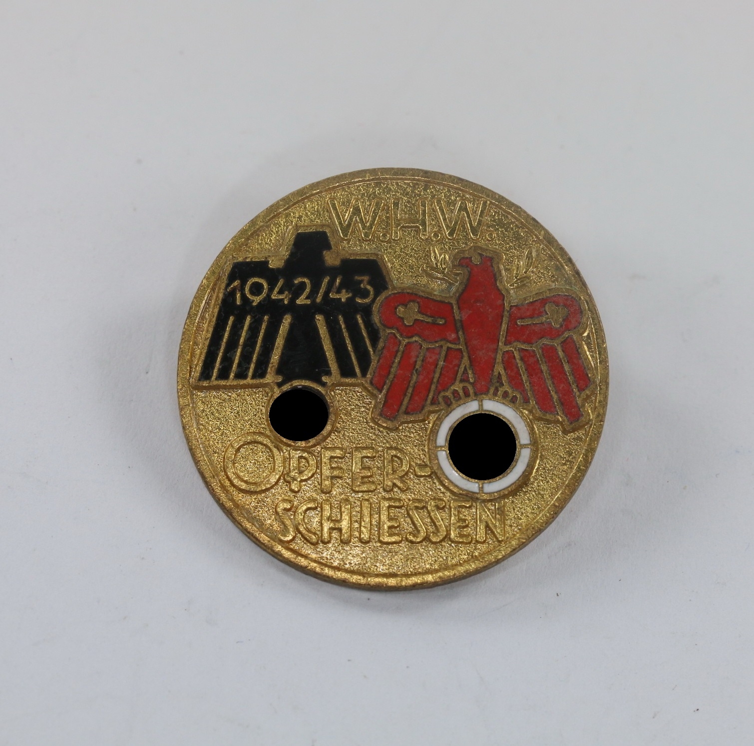 standsch_tzen_abzeichen_w Shooting Competition Tirol, W.H.W. Opferschiessen 1942/43, Hst. K. Pichel Innsbruck – Bild 1