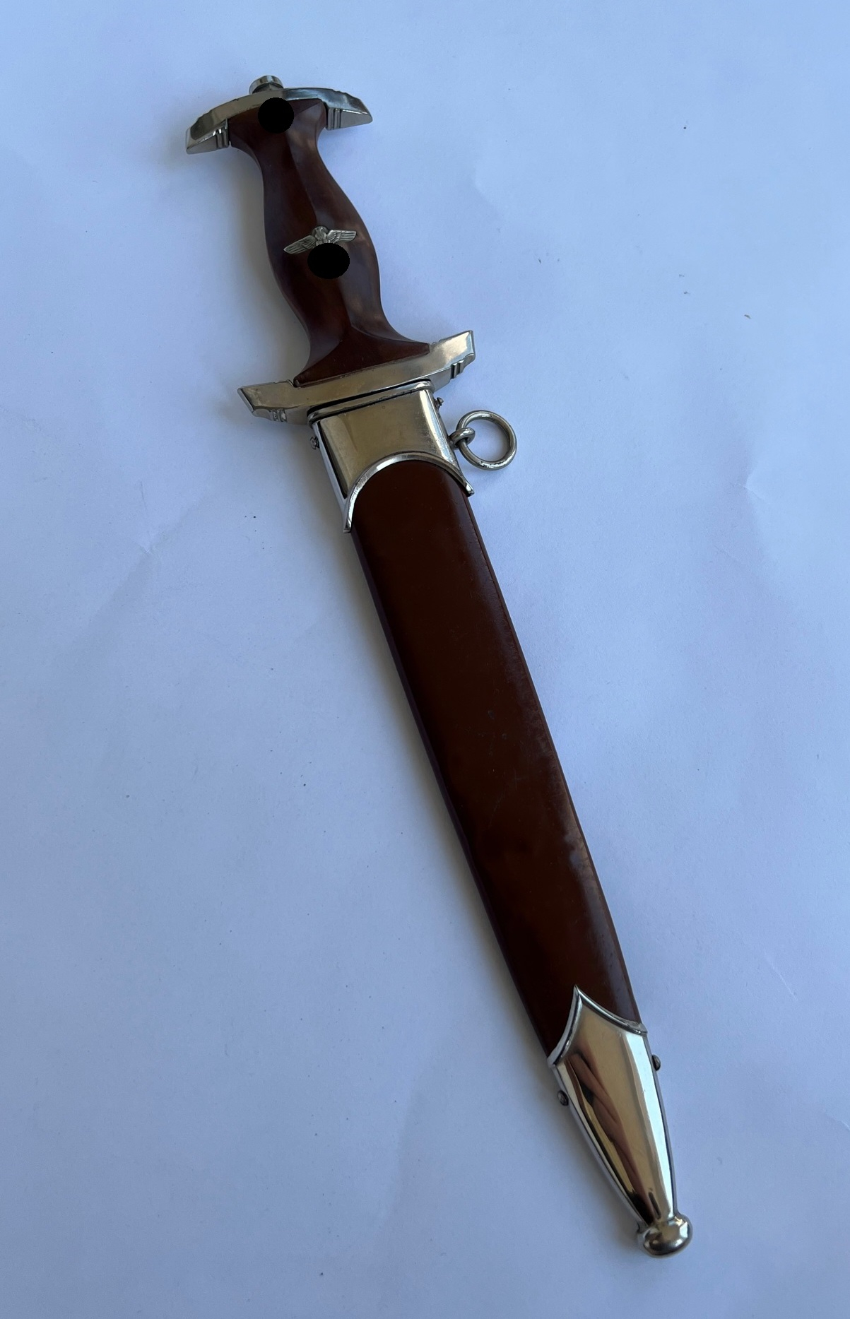 sturmabteilung_sa_dienstdolch_m_33_hst SA Service Dagger M 33. Maker Robert Klaas Solingen RZM M7/37 (Doppelhersteller), Alles für Deutschland – Bild 1