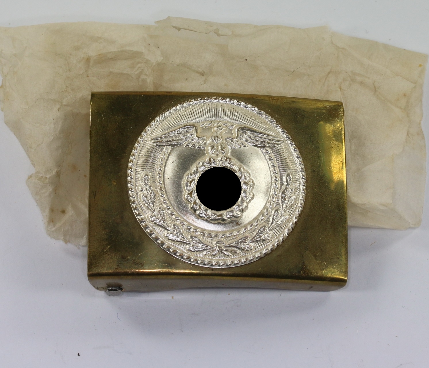 sturmabteilung_sa_koppelschloss_hst SA Belt Buckle. Maker RZM UE8. – Bild 1