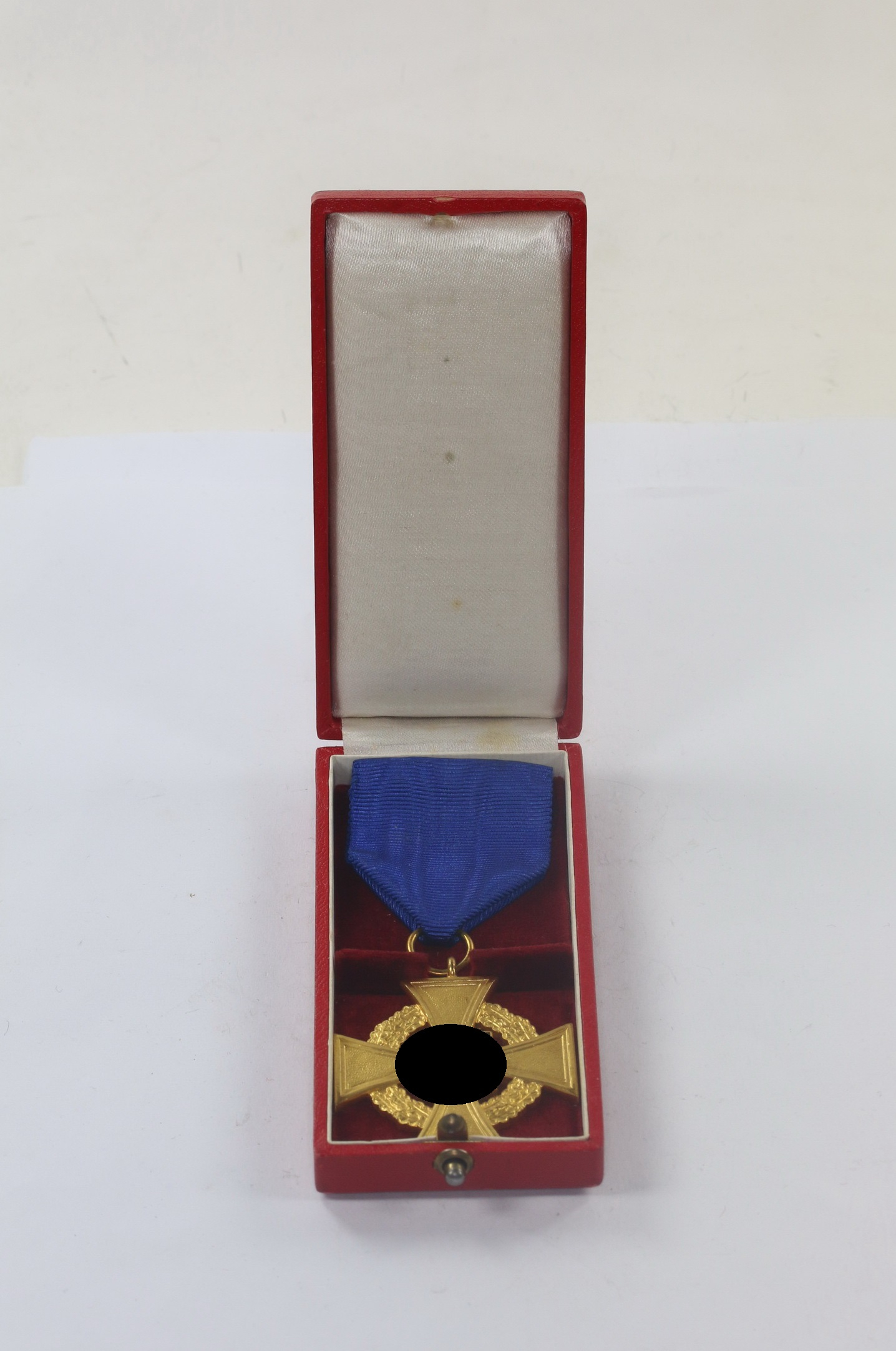 Cased Gold Civil Loyal Service Cross for 40 Years.  – Bild 1