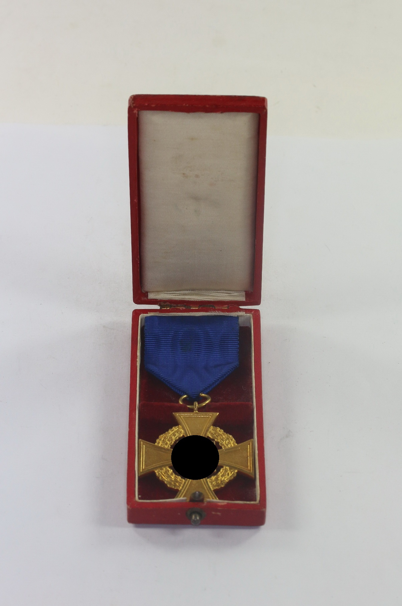 Cased Gold Civil Loyal Service Cross for 40 Years.  – Bild 1