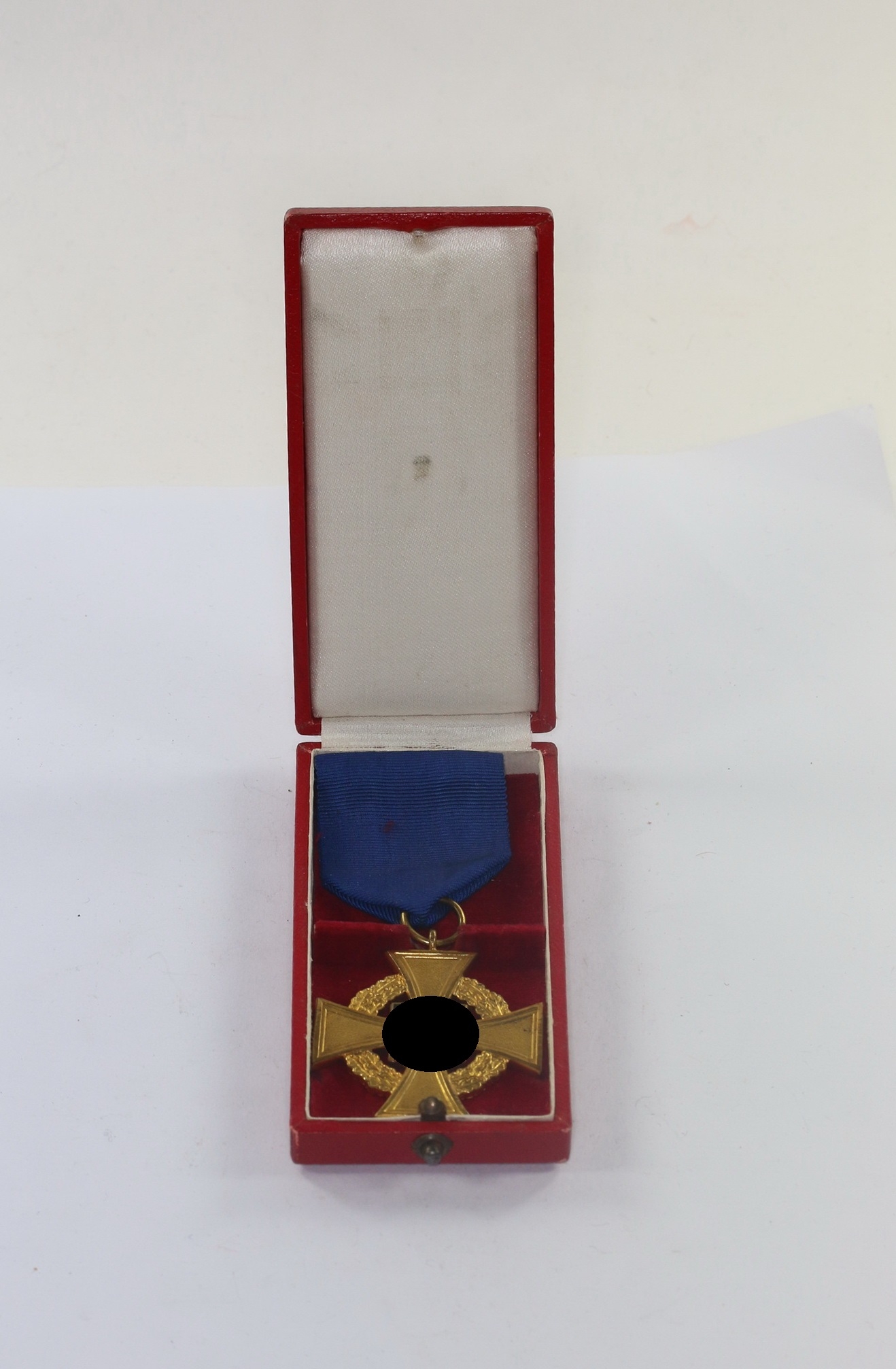 Cased Gold Civil Loyal Service Cross for 40 Years.  – Bild 1