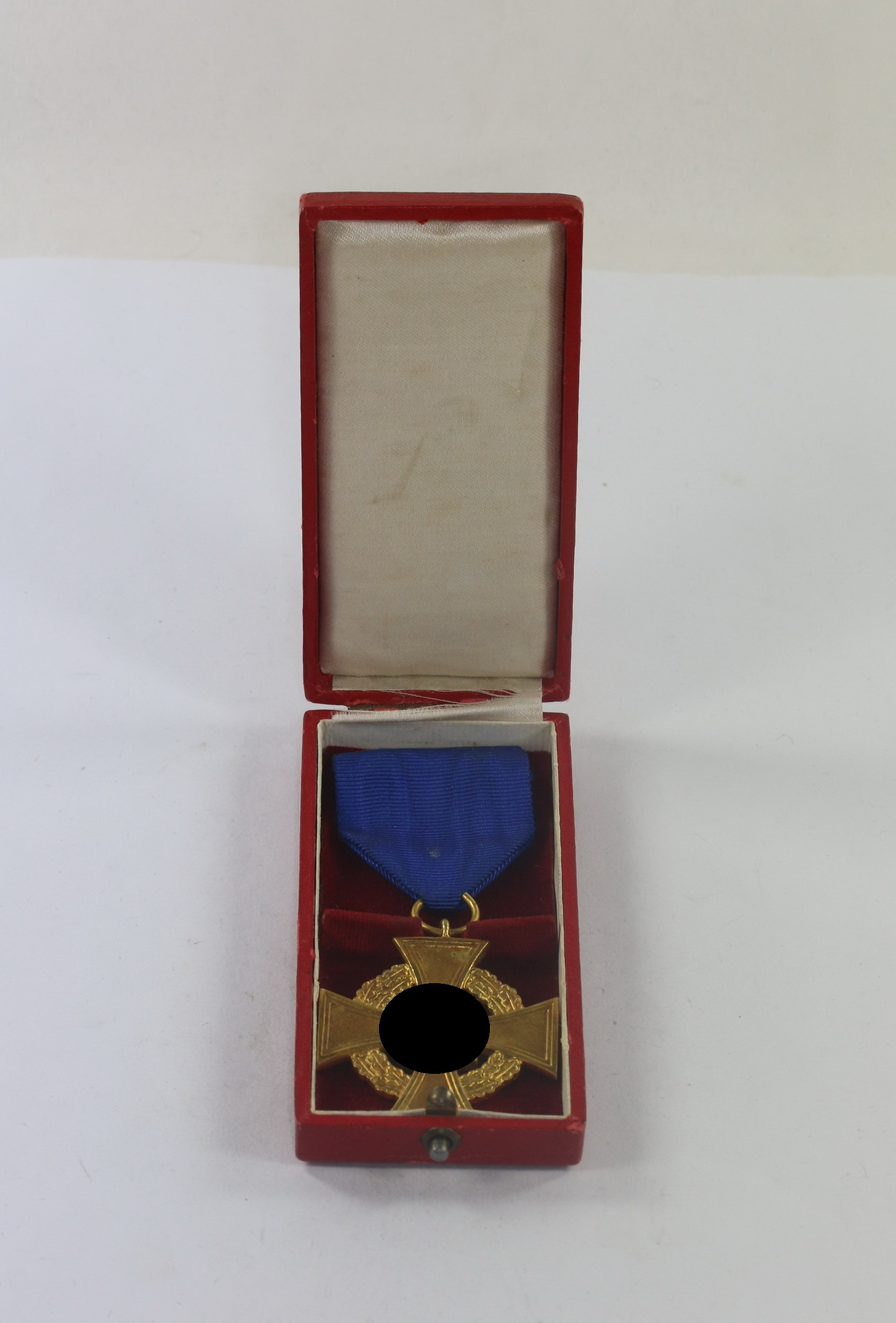 Cased Gold Civil Loyal Service Cross for 40 Years.  – Bild 1