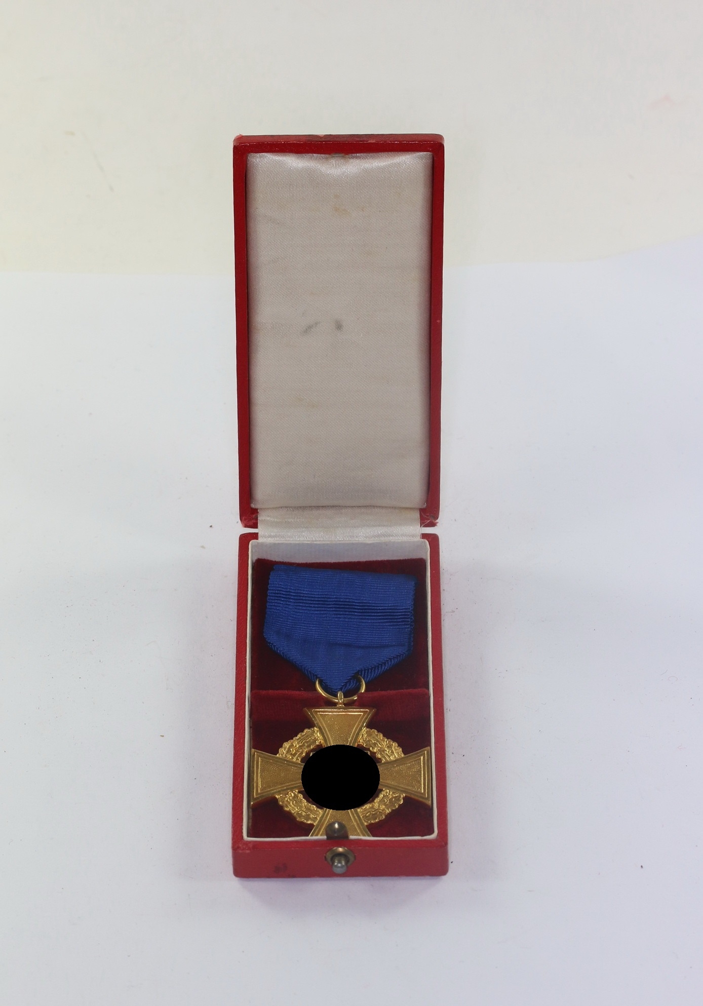 Cased Gold Civil Loyal Service Cross for 40 Years.  – Bild 1