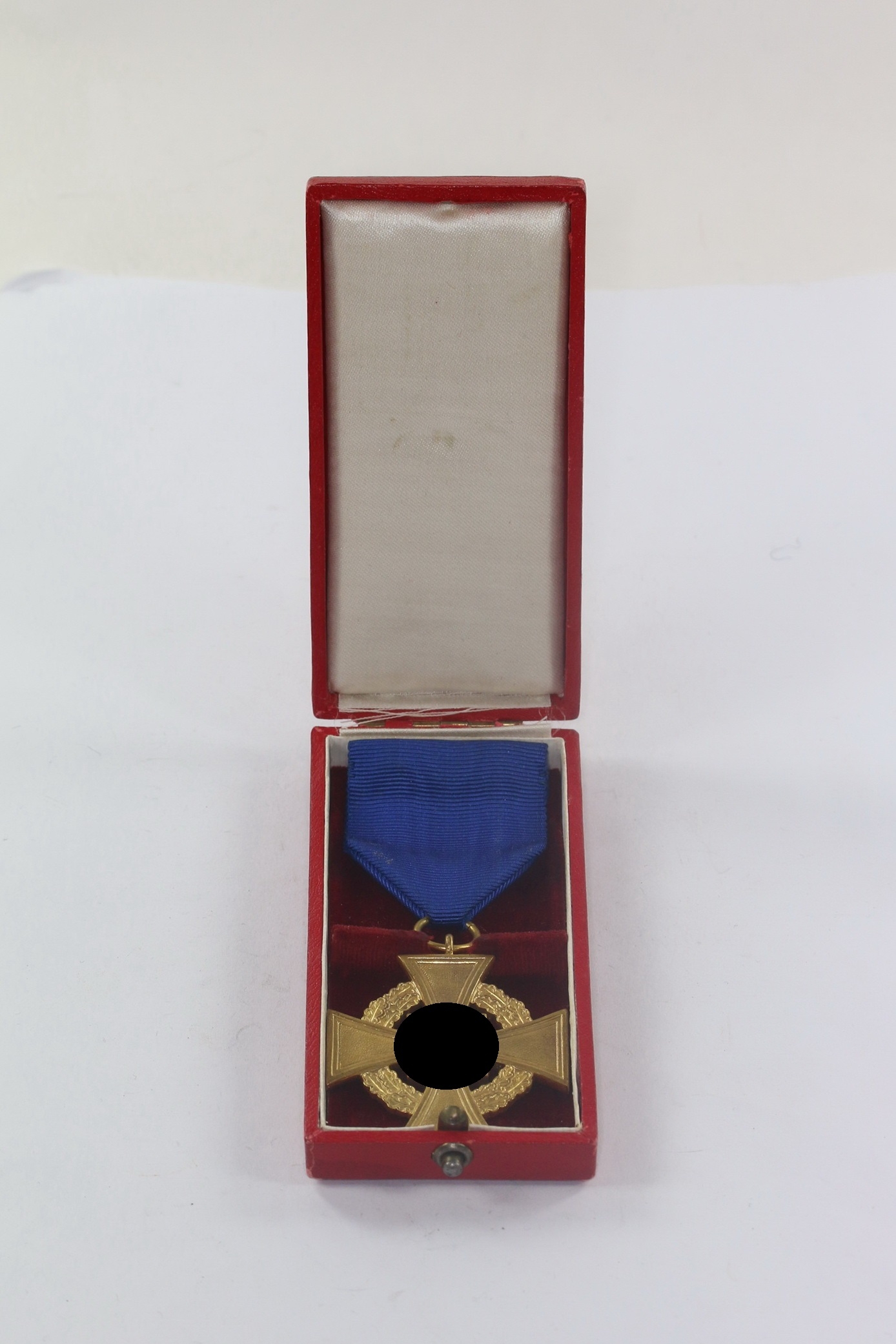 Cased Gold Civil Loyal Service Cross for 40 Years.  – Bild 1