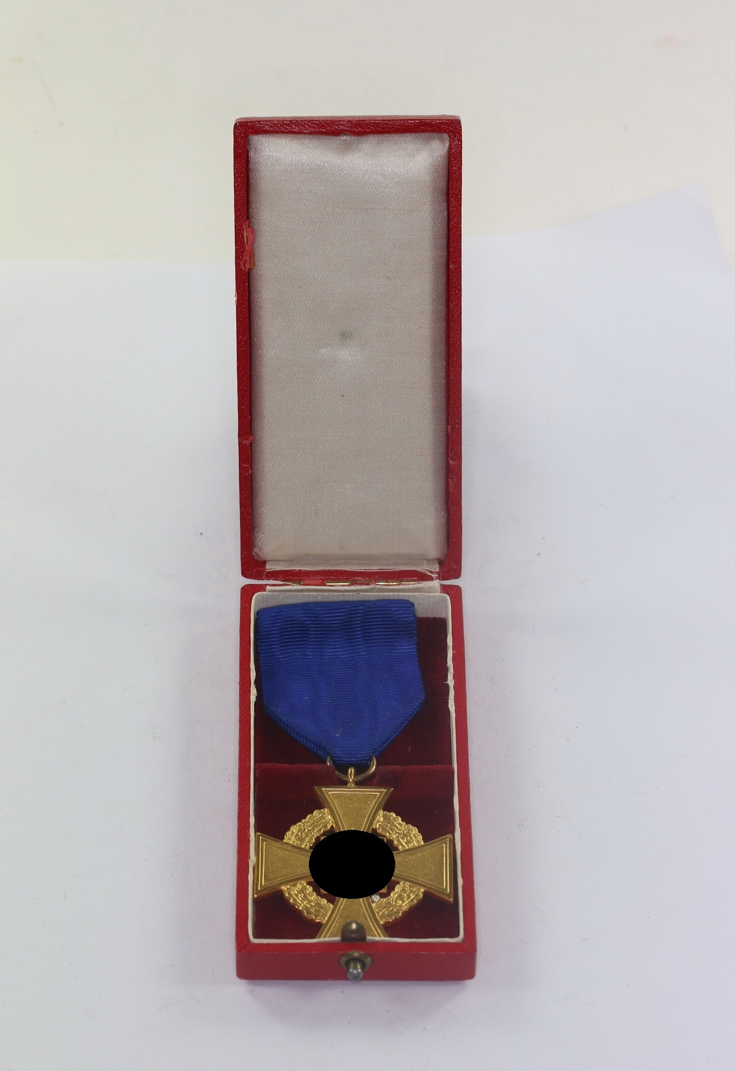 Cased Gold Civil Loyal Service Cross for 40 Years.  – Bild 1