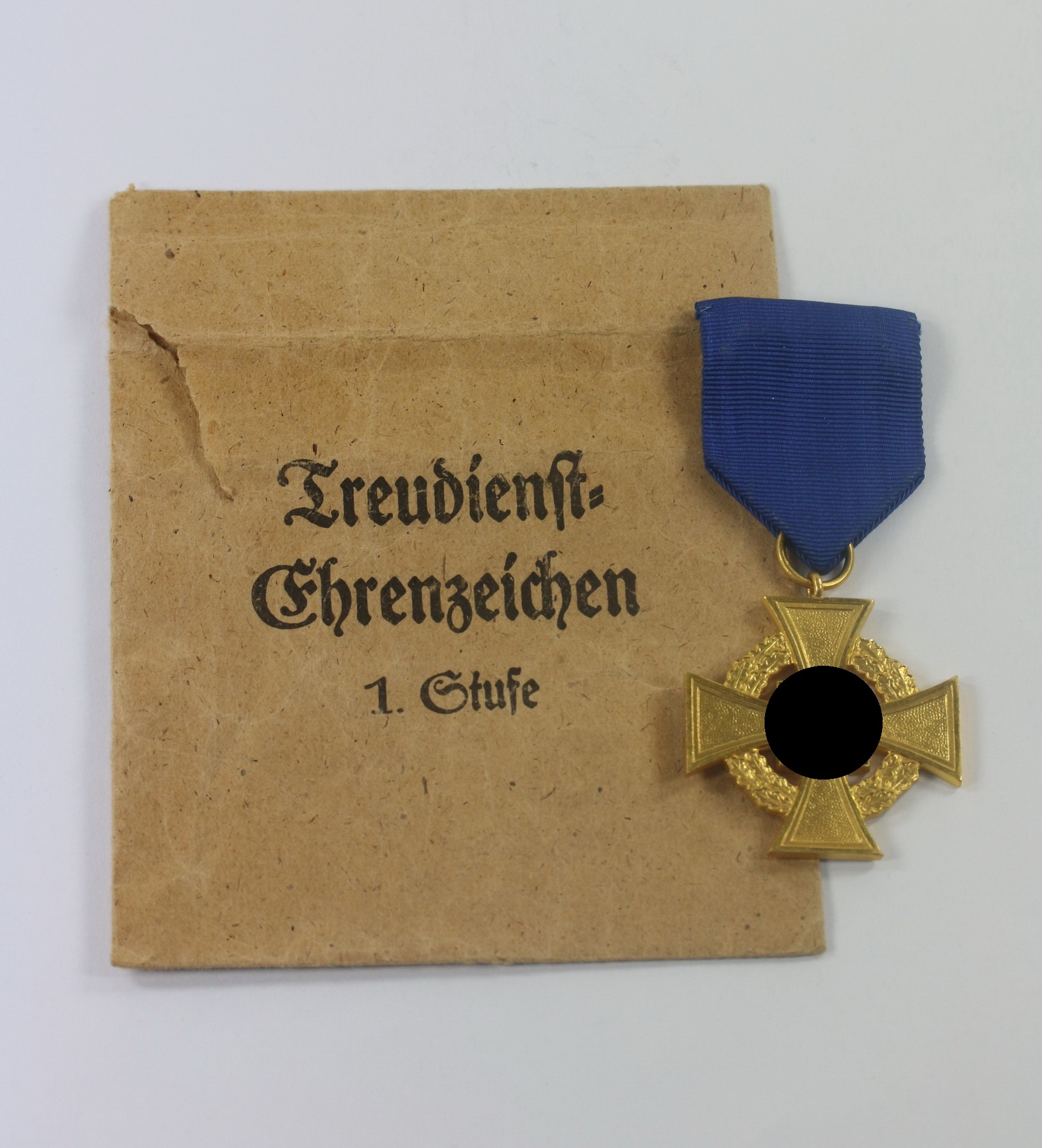 treudienstehrenzeichen_in_gold_40_jahre_in_verleihungst_te_deschler_sohn_m_nchen9_1__1_4nd Gold Civil Loyal Service Cross for 40 Years in Envelope, Deschler & Sohn München – Bild 1