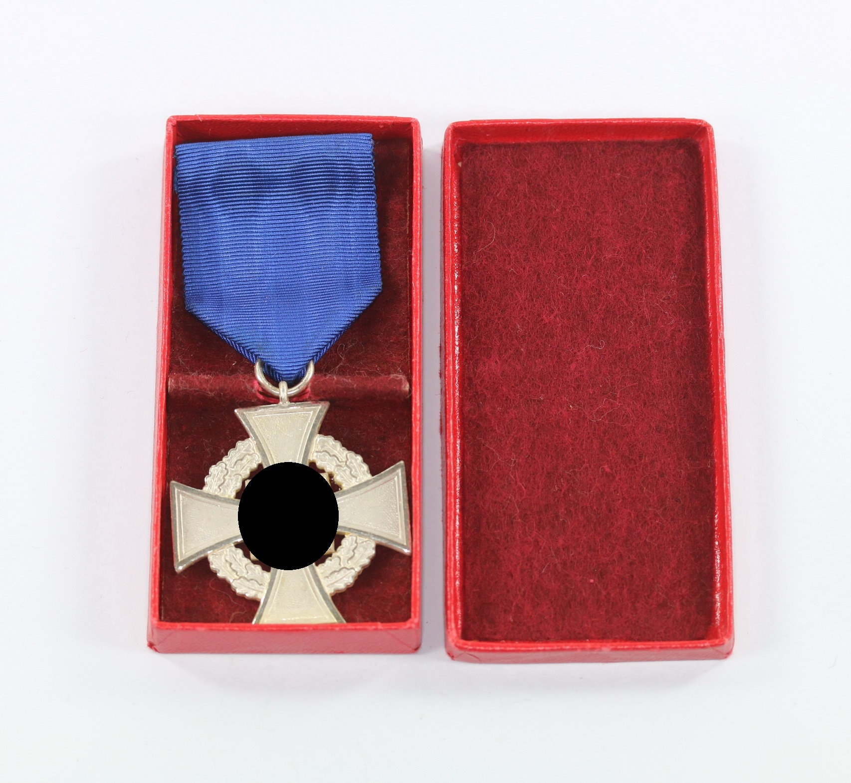 Cased Civil Loyal Service Cross for 25 Years.  – Bild 1