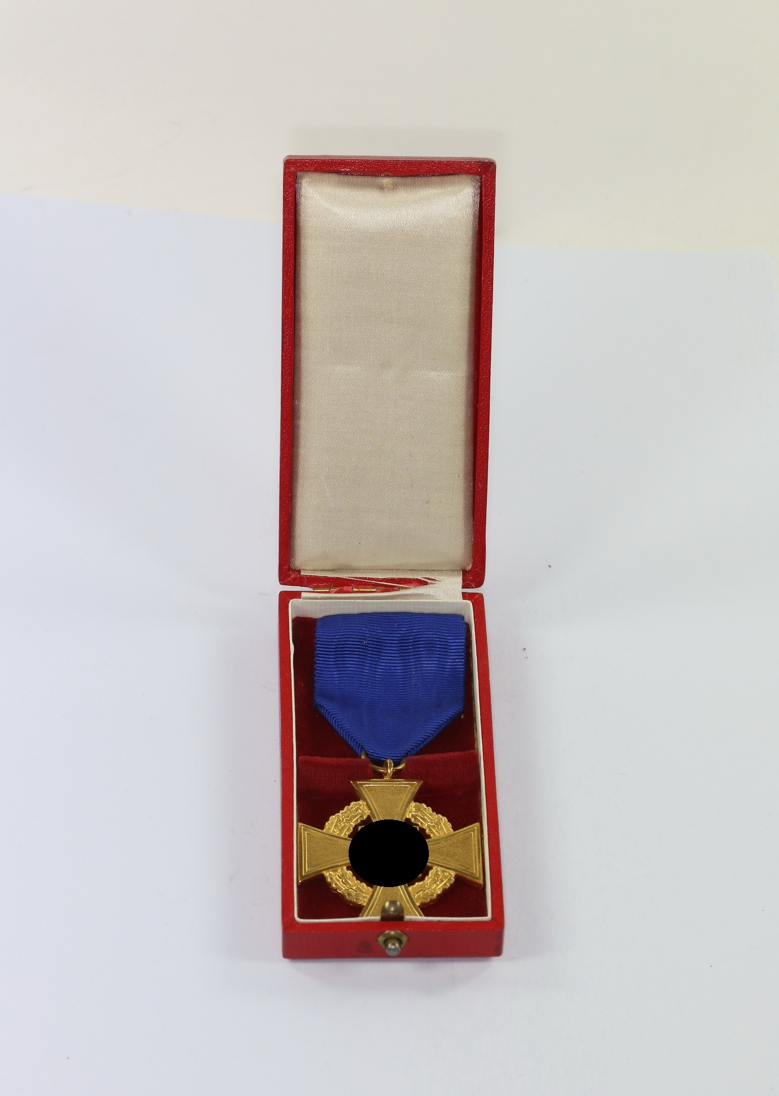 Cased Gold Civil Loyal Service Cross for 40 Years.  – Bild 1
