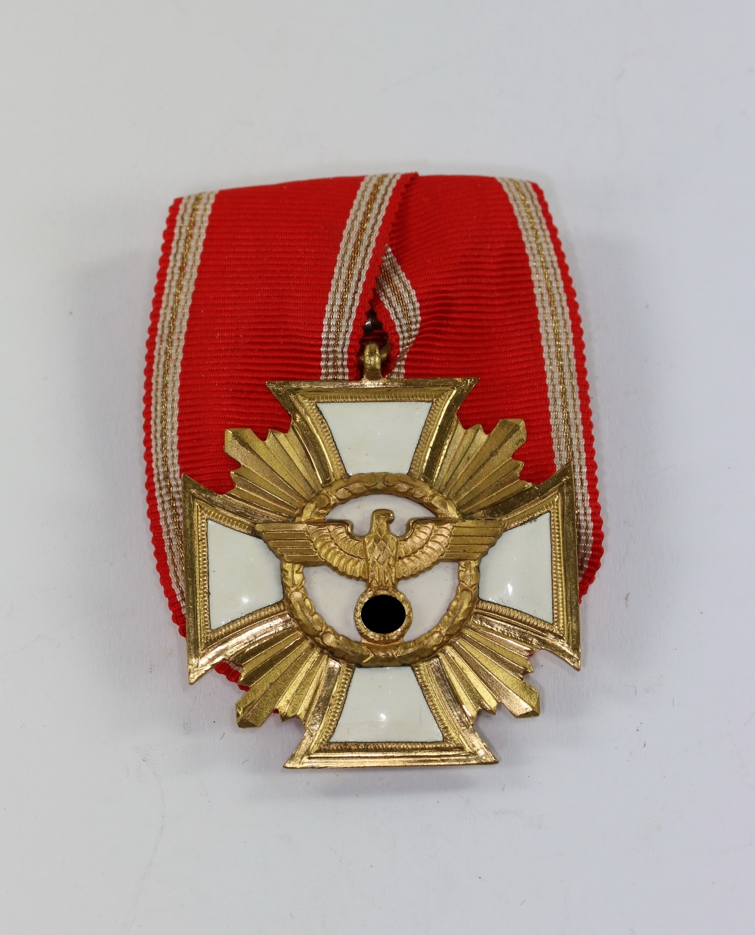 NSDAP Dienstauszeichnung in Gold (25 Jahre), an Einzelspange – Bild 1