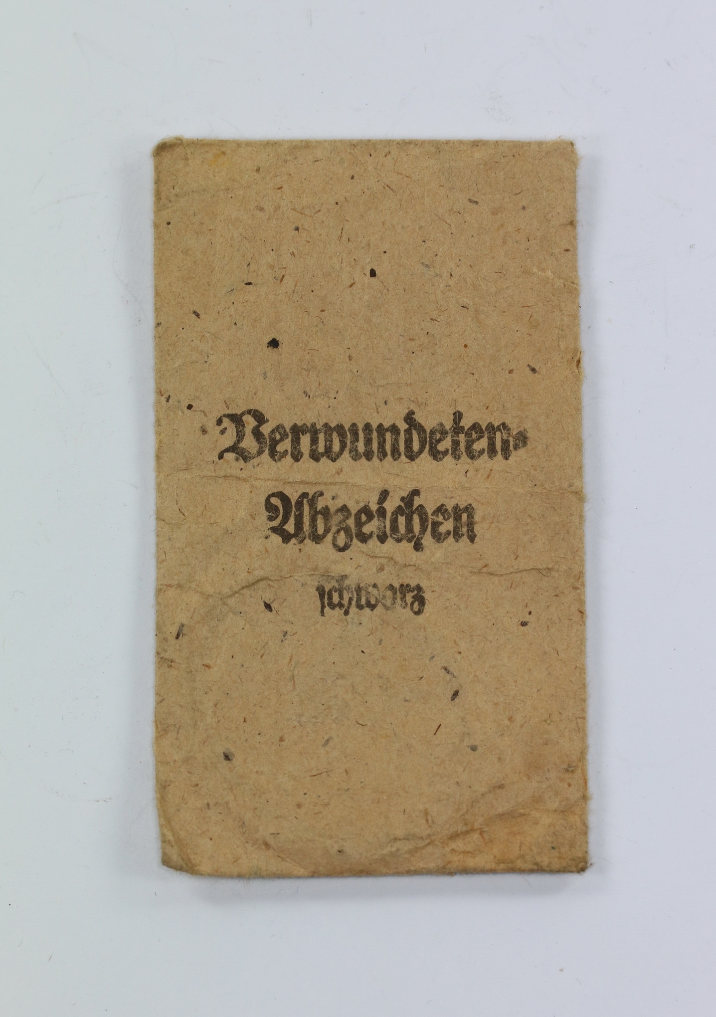 tuete_verwundetenabzeichen_schwarz_waechtler_lange_1_ Envelope for the Black Wound Badge. Maker Wächtler & Lange. – Bild 1