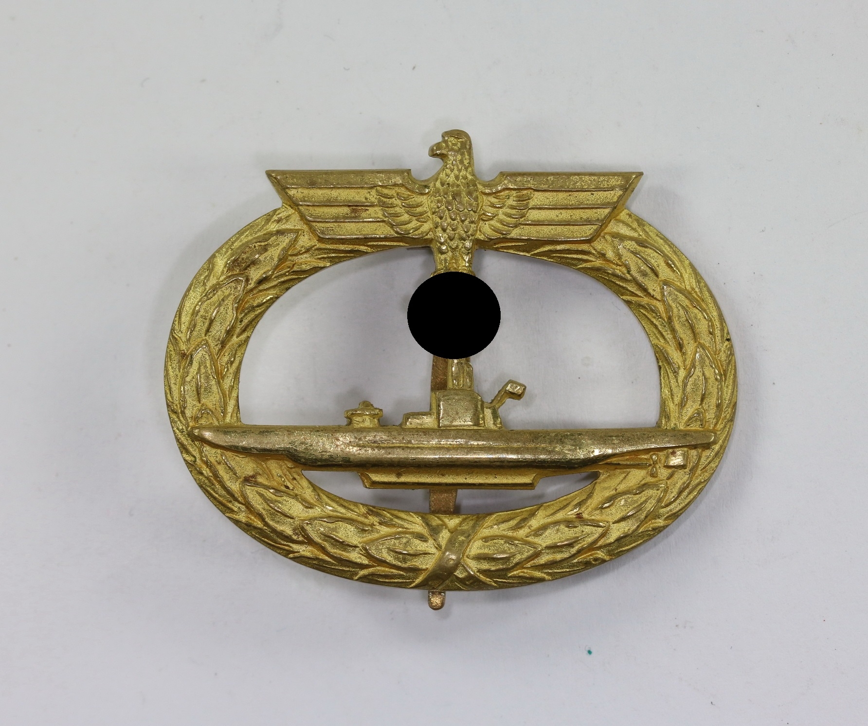 uboot_abzeichen_2 Submarine War Badge 1939. Maker Schwerin. – Bild 1