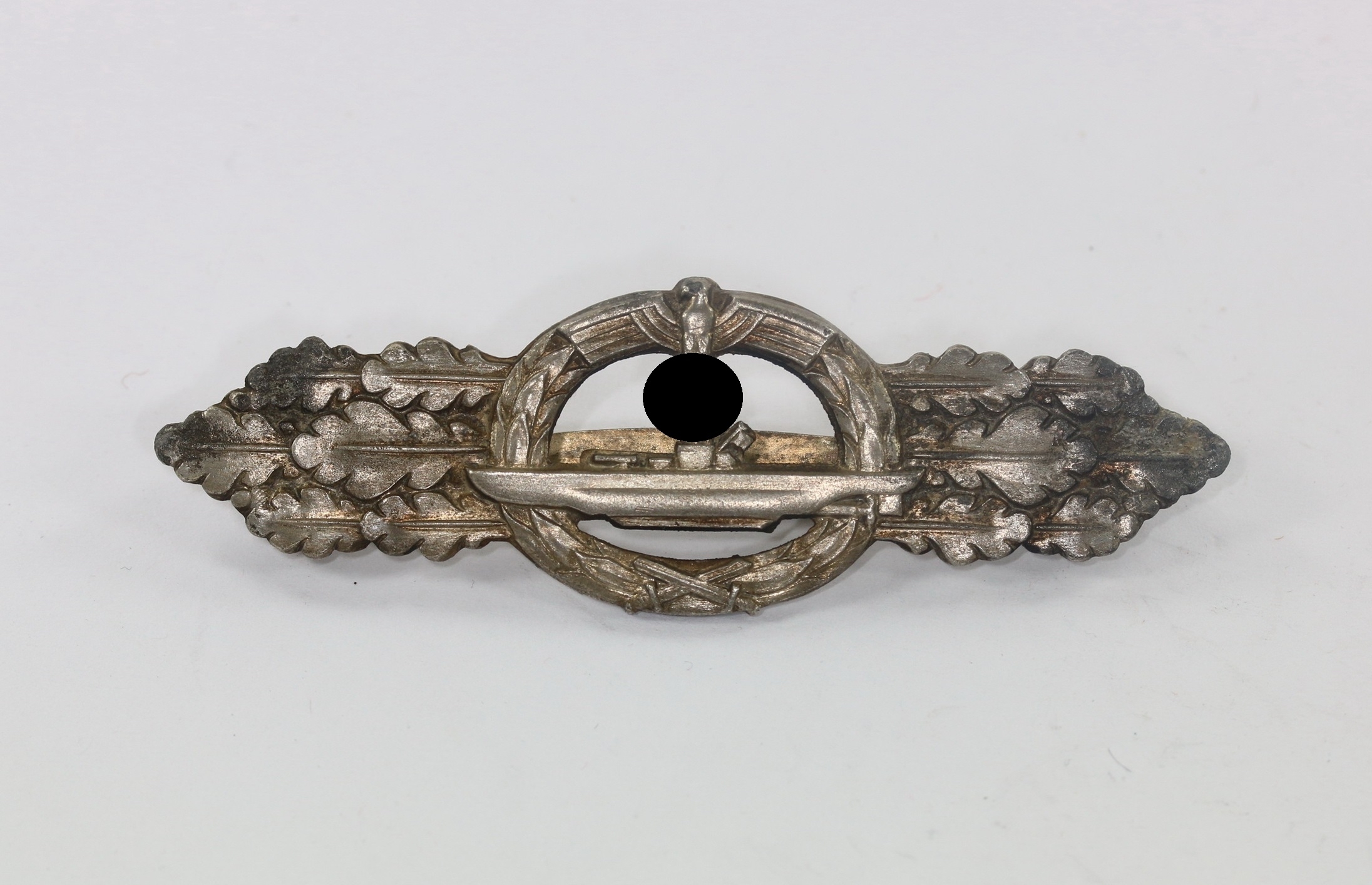 1st Pattern Silver Submarine Front Clasp. Maker Schwerin Berlin. – Bild 1