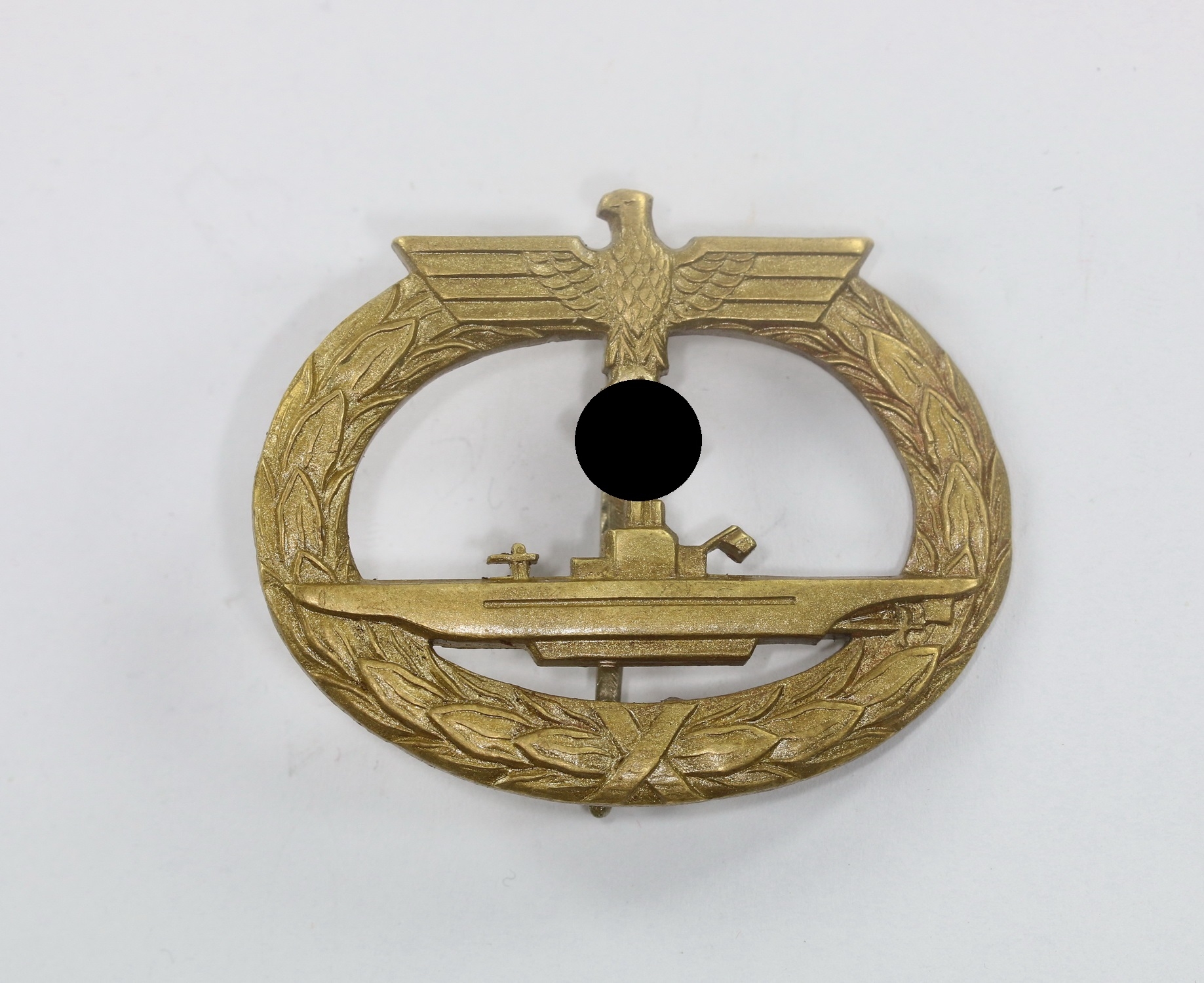ubootkriegsabzeichen_1939_b Submarine War Badge. Type B.H. Mayer, Typ 1.20. – Bild 1