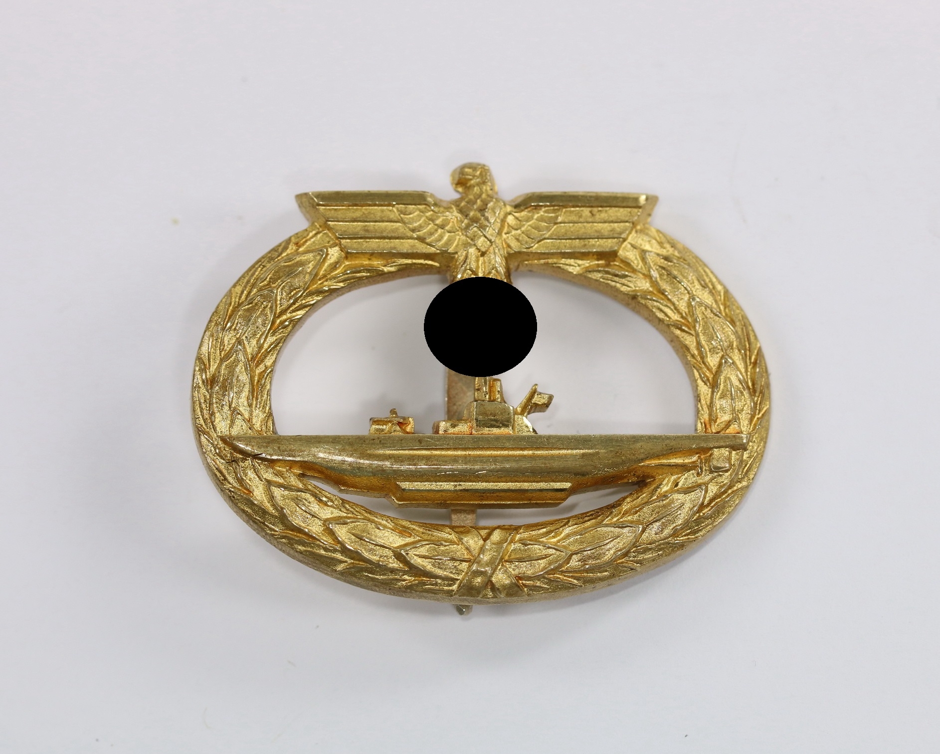 ubootskriegsabzeichen_1939_c Submarine War Badge 1939. Type C.E. Juncker. – Bild 1
