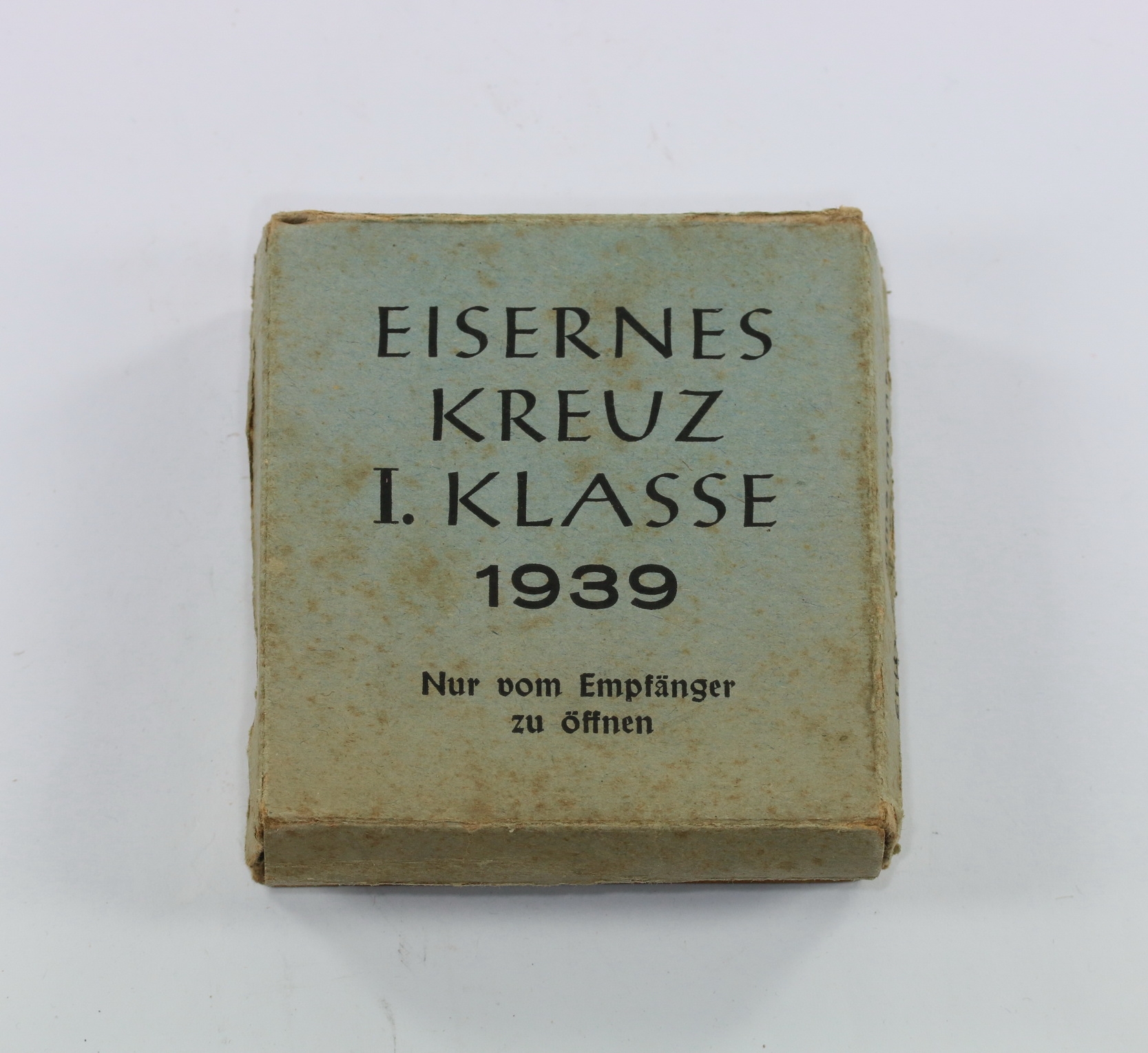 Umkarton Eisernes Kreuz 1. Klasse 1939, Fritz Zimmermann Ordensfabrik Stuttgart – Bild 1