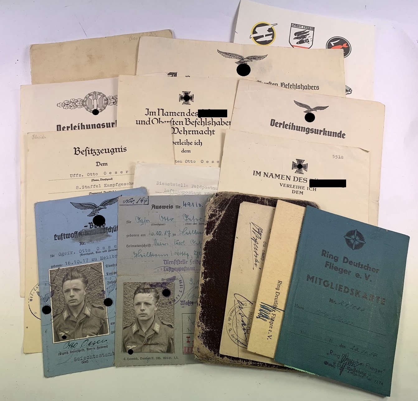 Document Group, Kampfgeschwader 53 Legion Condor (K.G. 53), Otto Öser – Bild 1