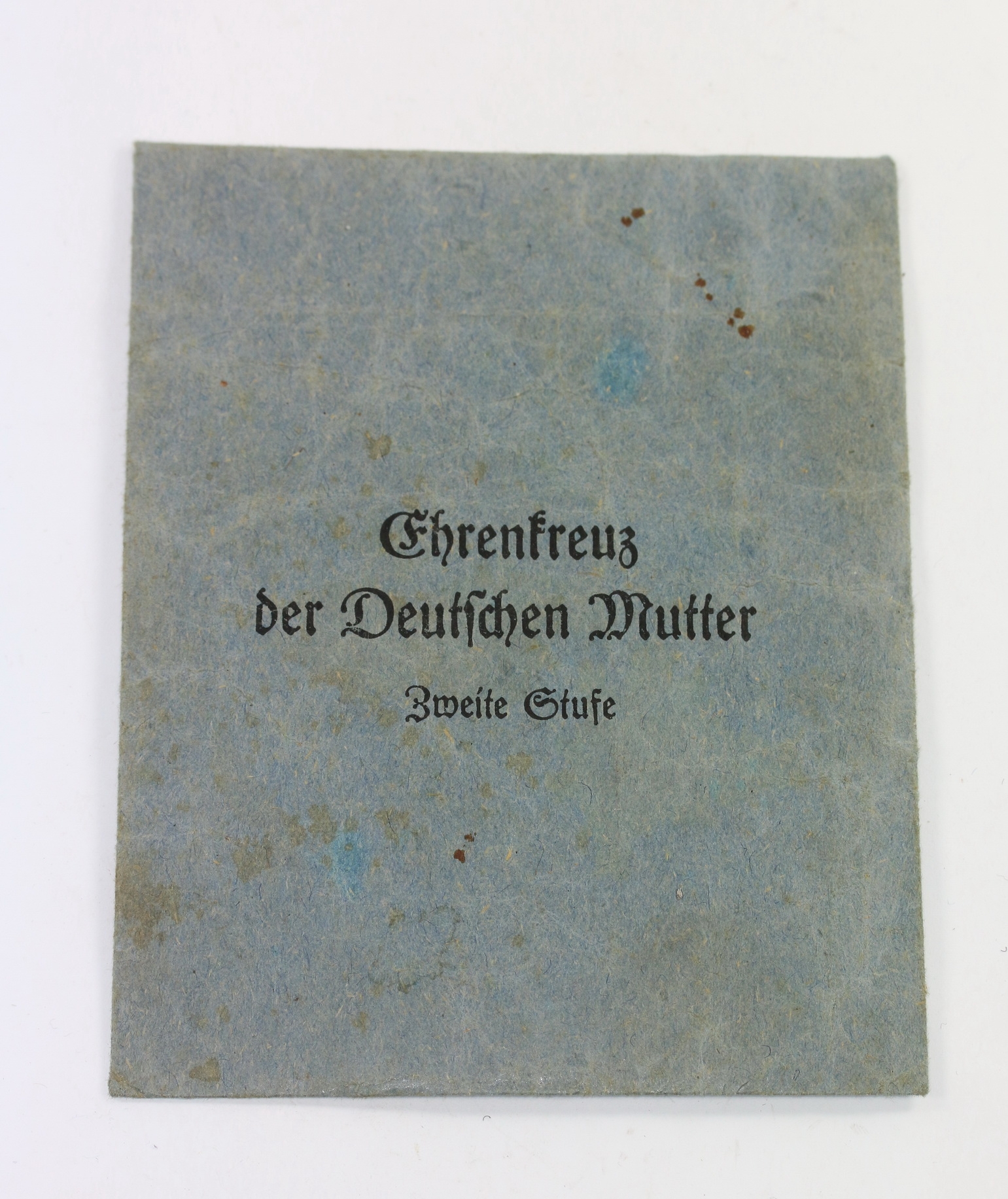 Envelope for the Silver Mother Cross. Maker Wiedmann. – Bild 1