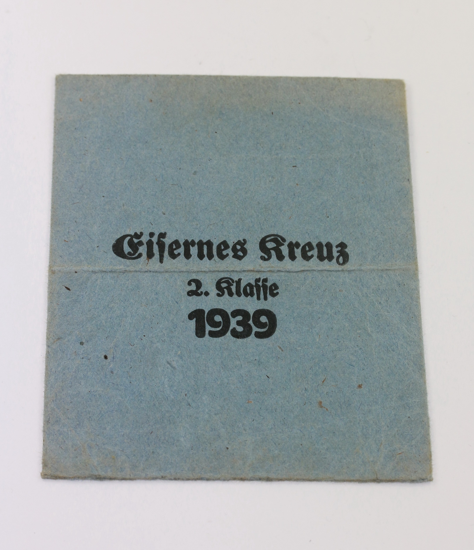 verleihungst_te_eisernes_kreuz_2 Verleihungstüte Eisernes Kreuz 2. Klasse 1939, Klein & Quenzer A-G Oberstein – Bild 1