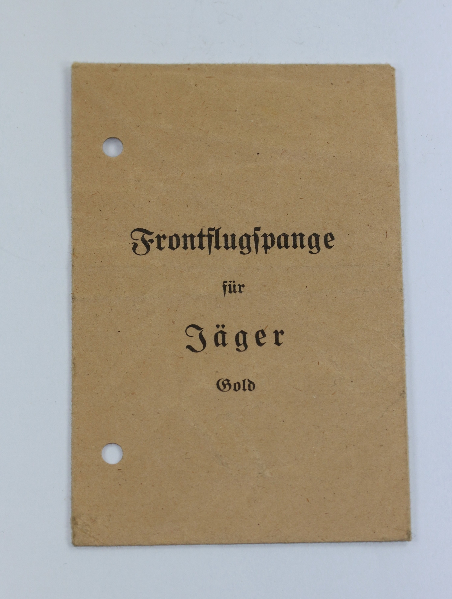 verleihungst_te_frontflugspange_f_r_j_ger_gold_g Verleihungstüte Frontflugspange für Jäger Gold, G.H. Osang Dresden A 1 – Bild 1