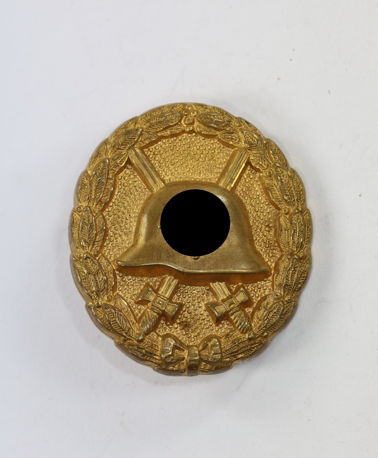 Gold Wound Badge. 1st Pattern with Base Plate. – Bild 1