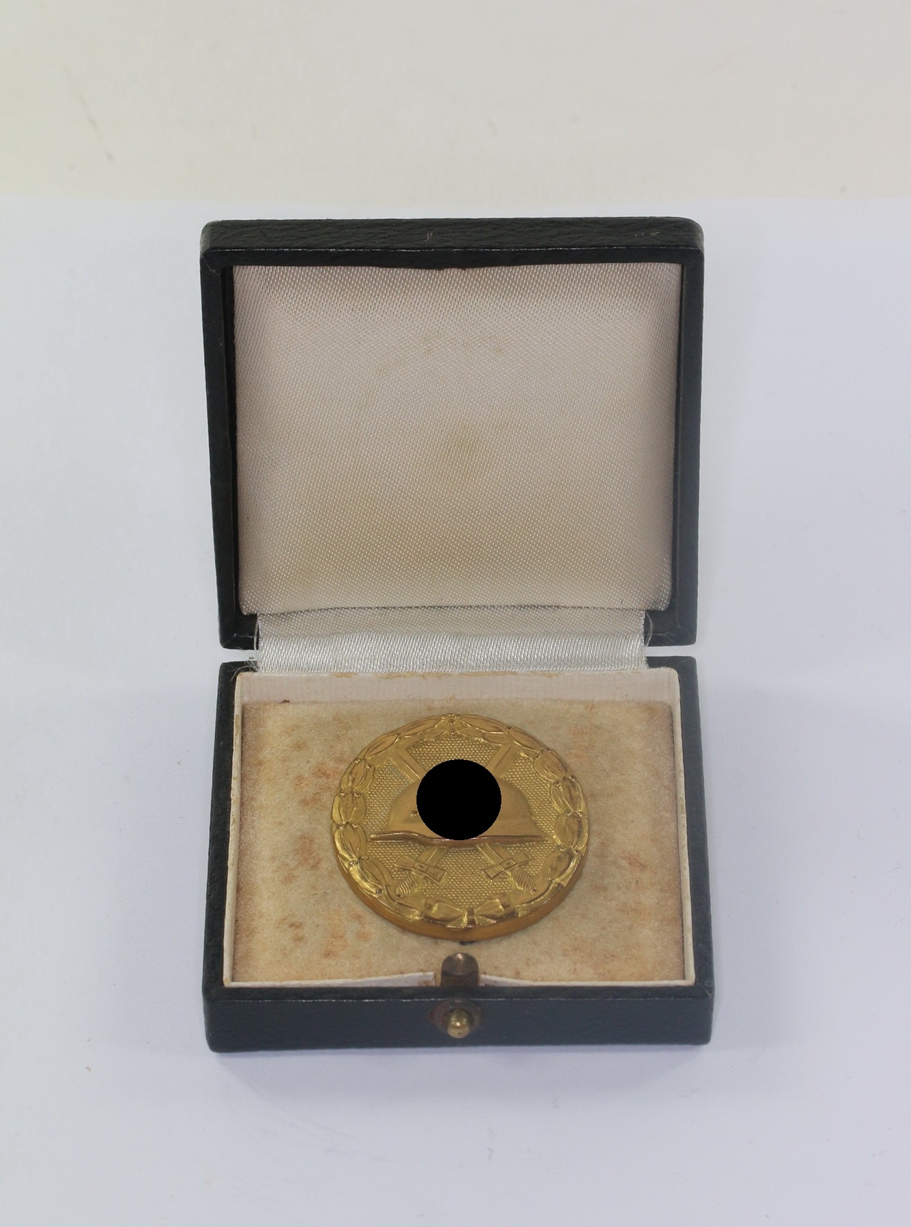  Verwundetenabzeichen in Gold 1939, Hauptmünzamt Wien, im Etui, Hauptmünzamt Wien III. – Bild 1