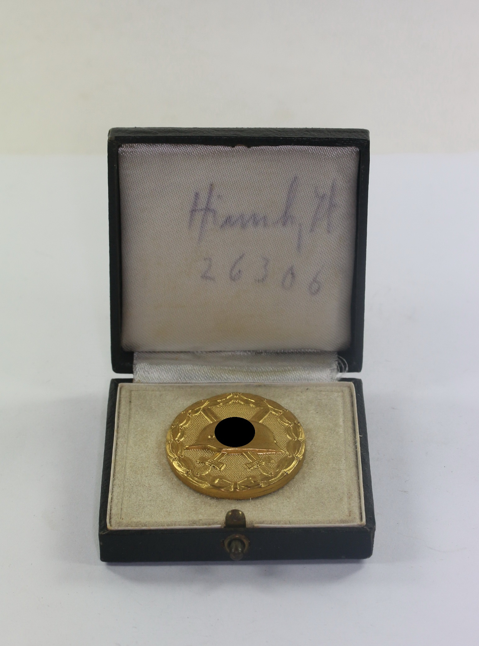 Cased Gold Wound Badge. Maker 30, Hauptmünzamt Wien. – Bild 1