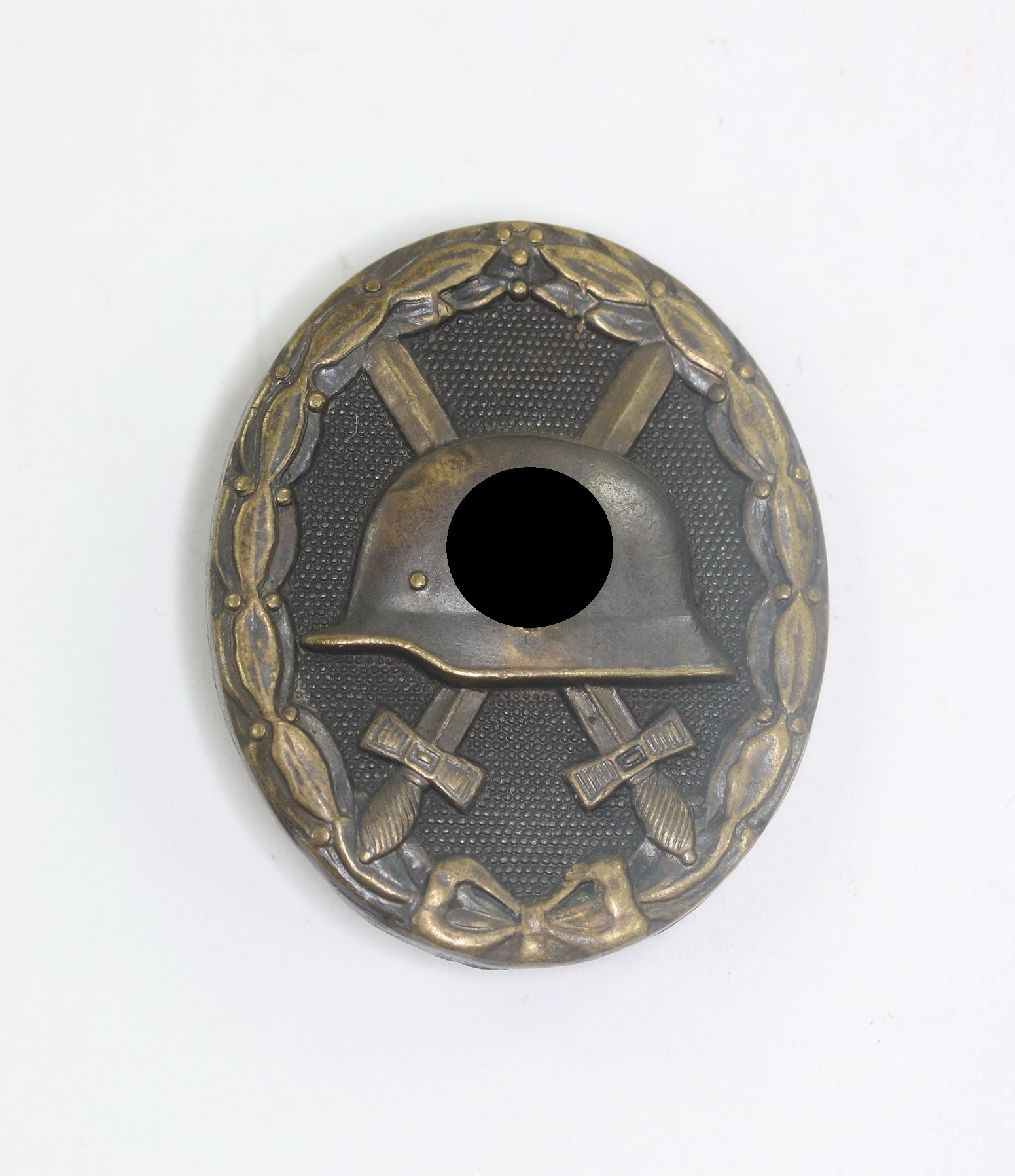 verwundetenabzeichen_in_schwarz_1939_buntmetall_ohne_hersteller_1__25 Black Wound Badge 1939. – Bild 1