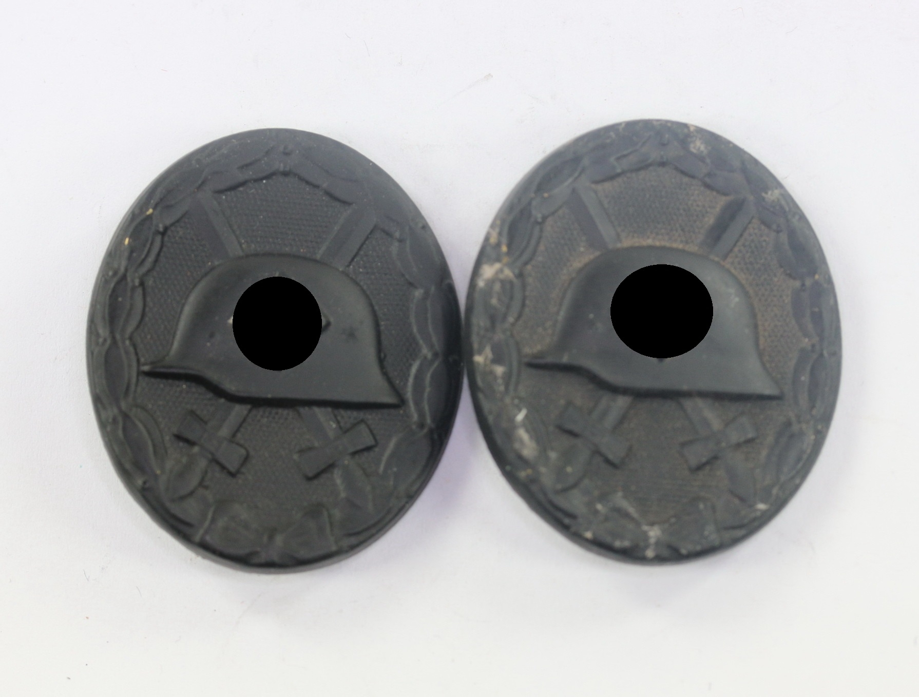 Black Wound Badge 1939. Type Deschler & Sohn, Munich. . Hoard Find.  – Bild 1