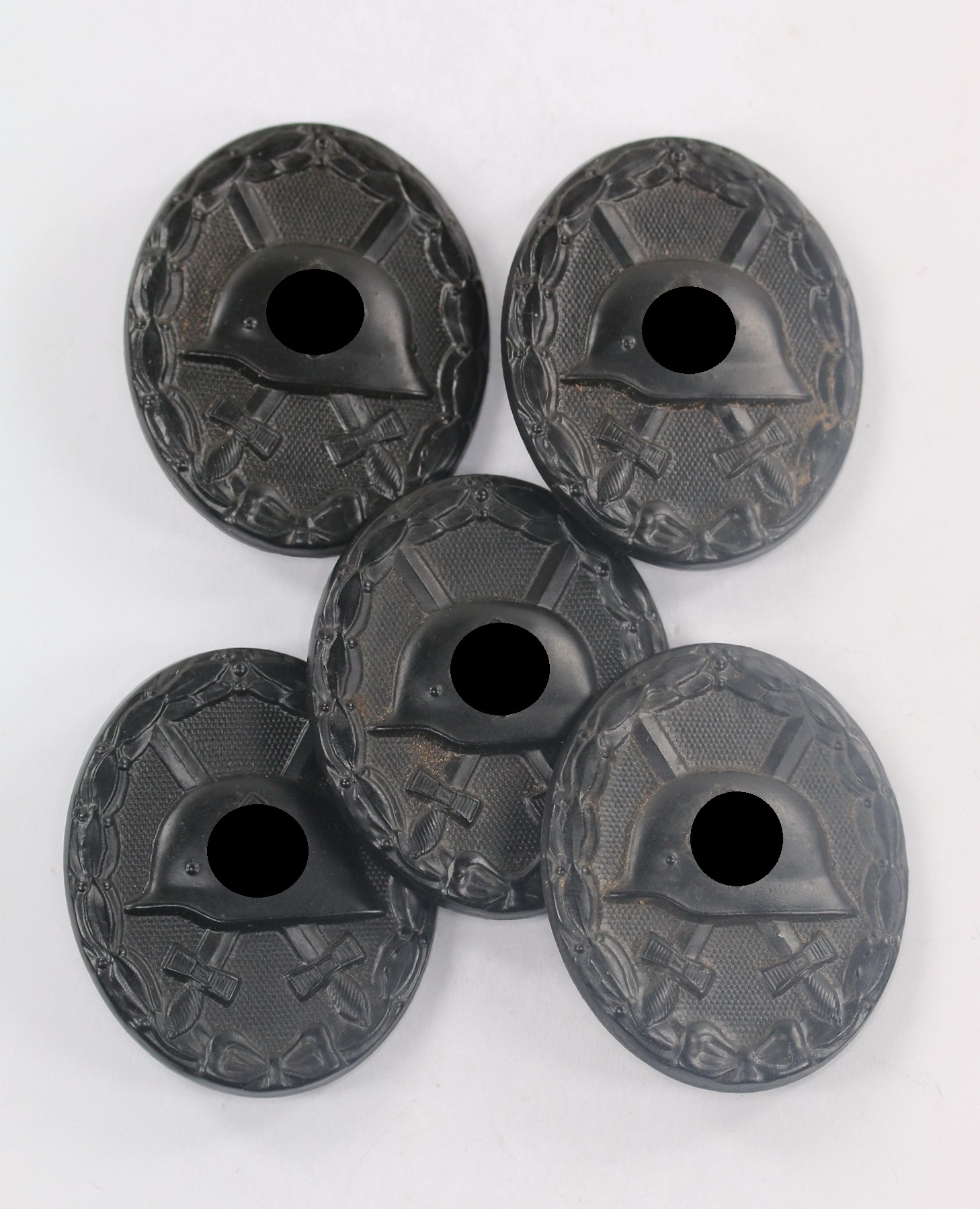 Black Wound Badge 1939. Type Deschler & Sohn, Munich. Hoard Find.  – Bild 1