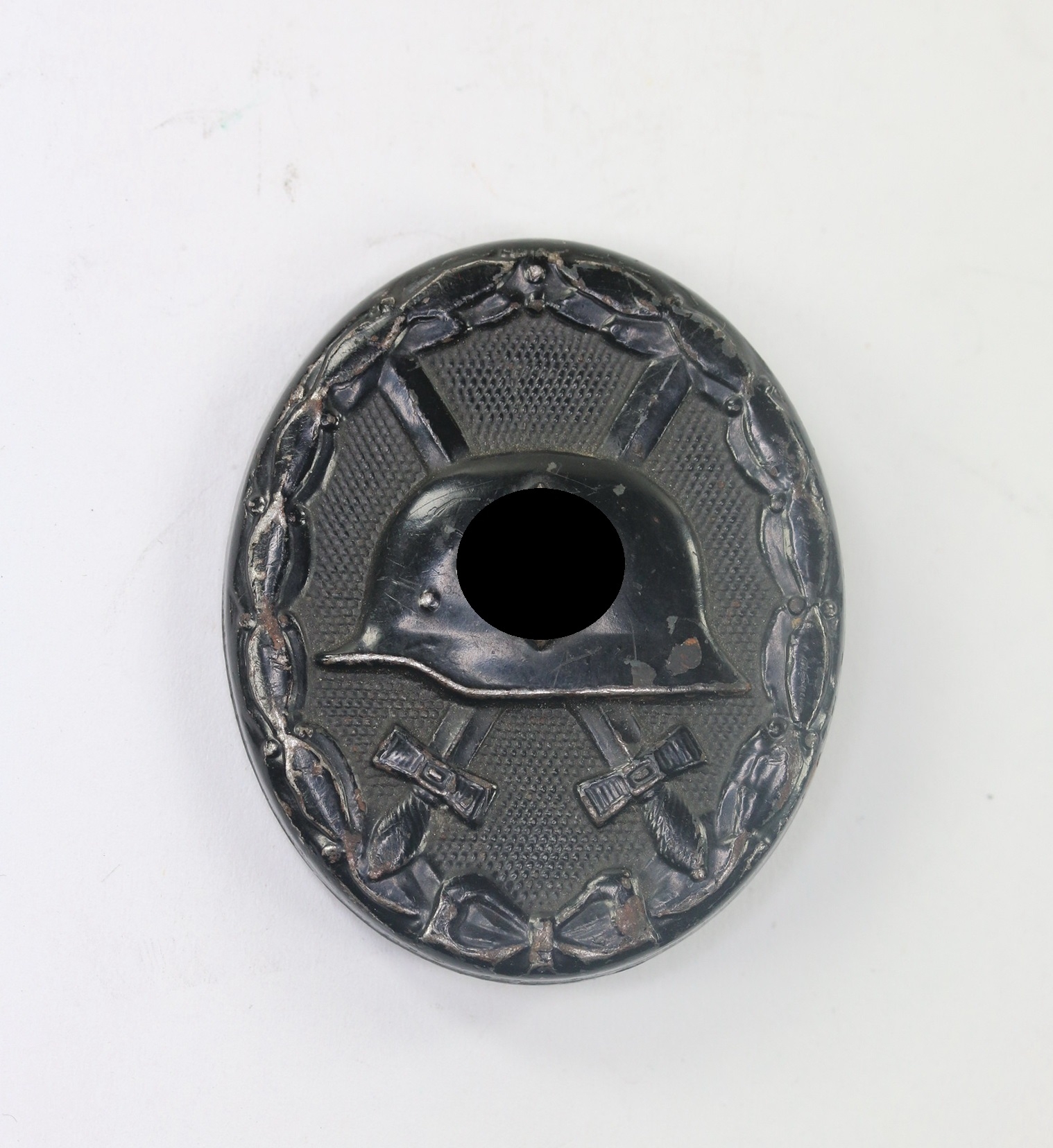 verwundetenabzeichen_in_schwarz_1939_hst Black Wound Badge. Maker 107 (Carl Wild, Hamburg) – Bild 1