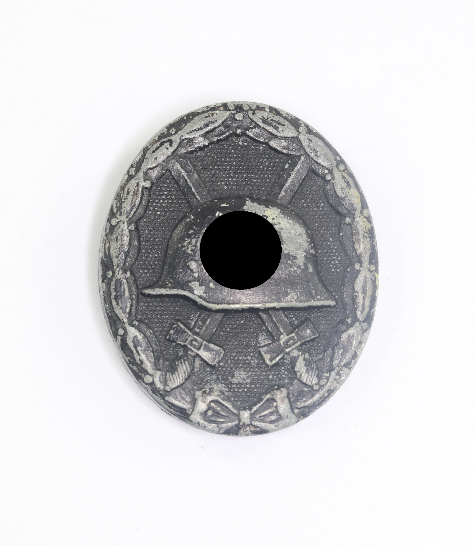 verwundetenabzeichen_in_schwarz_1939_hst Black Wound Badge. Maker E.S.P. (Eugen Schmidthausser, Pforzheim) – Bild 1