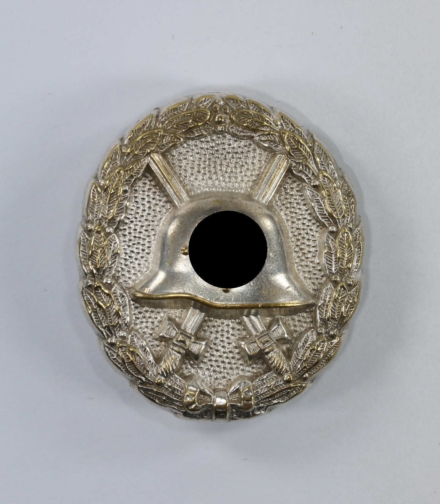 verwundetenabzeichen_in_silber_1 Verwundetenabzeichen in Silber, 1. Form hohl verbödet (!) – Bild 1