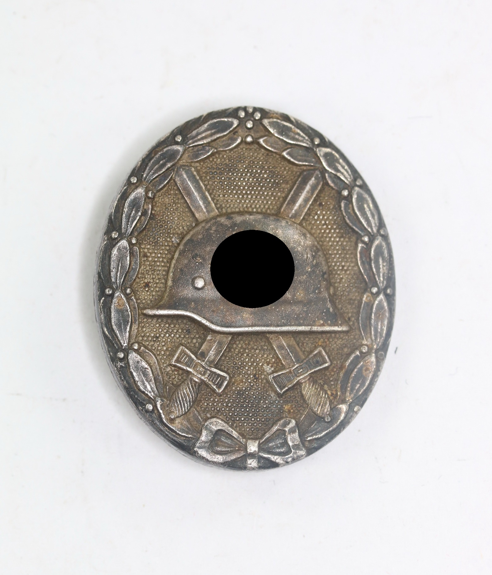 verwundetenabzeichen_in_silber_1939_hst Silver Wound Badge 1939. Maker 65 Small Stamp (!) – Bild 1