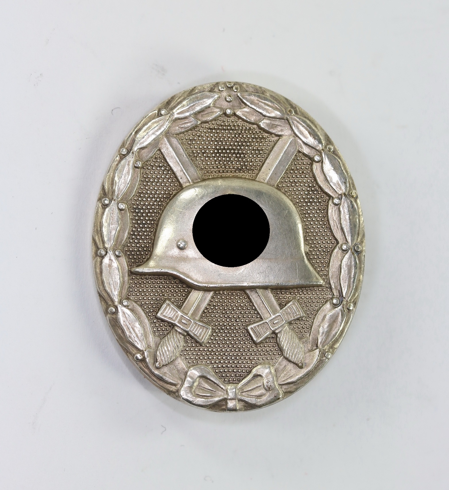 verwundetenabzeichen_in_silber_hst Silver Wound Badge 1939. Maker 30, Wide Pin. – Bild 1