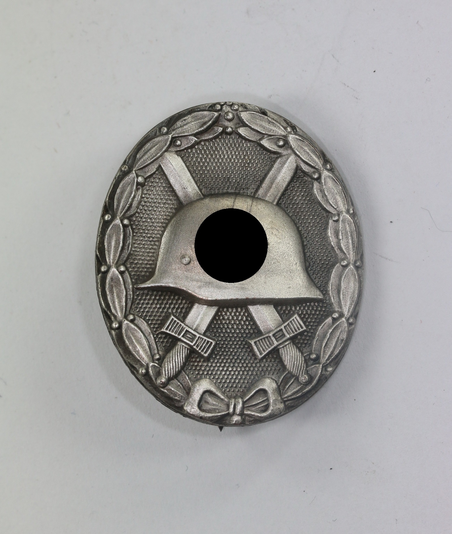 verwundetenabzeichen_in_silber_hst Silver Wound Badge. Maker L22 (Glaser & Sohn, Dresden). – Bild 1