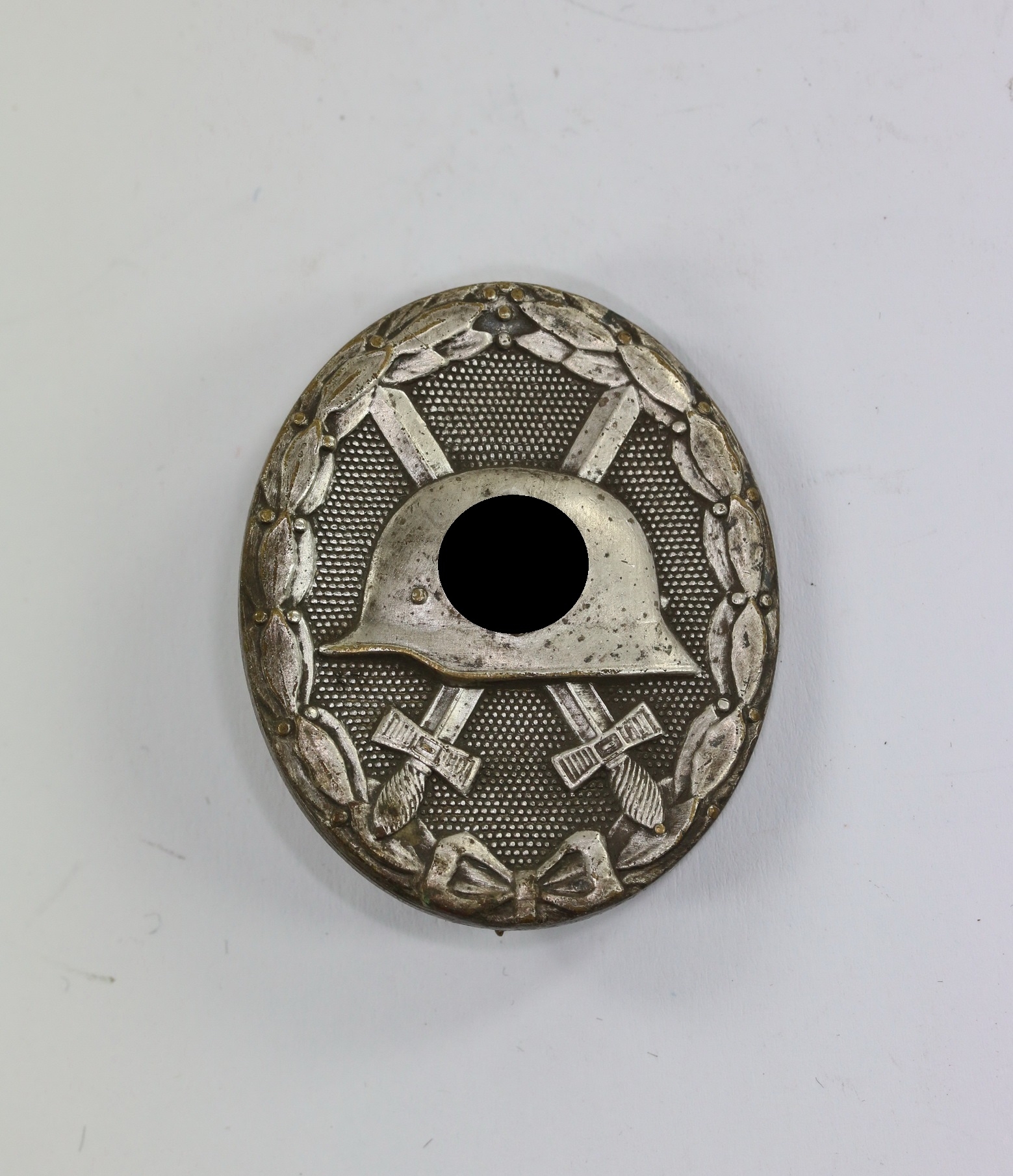 verwundetenabzeichen_silber_2 Silver Wound Badge 1939. Type Vienna Main Mint. – Bild 1