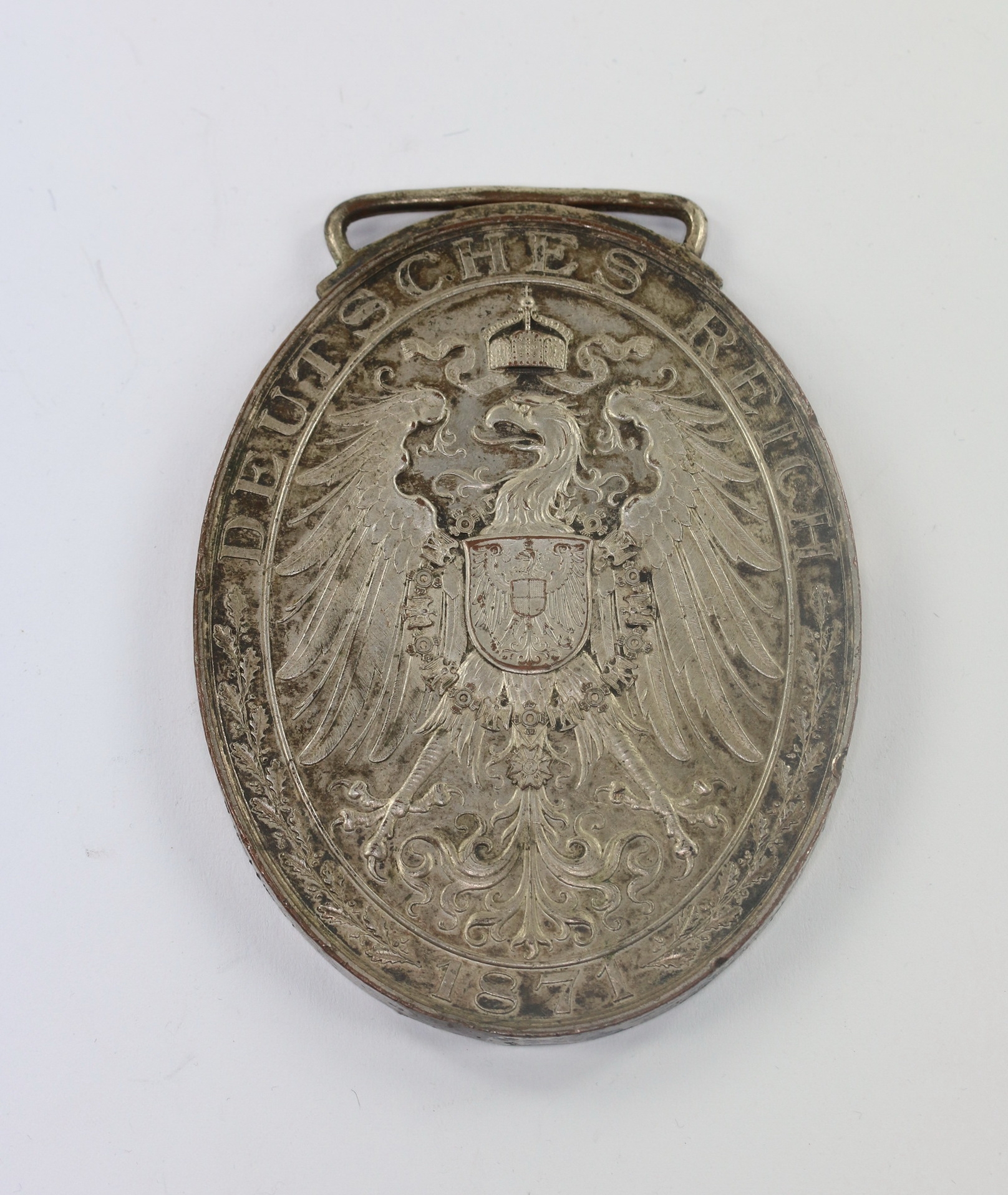 w_rttembergischer_kriegerbund_fahnenmedaille_zur_25_jahrfeier_des_deutschfranz_sischen_krieges_1870__1895_1_ Württembergischer Kriegerbund, Fahnenmedaille zur 25 Jahrfeier des Deutsch-Französischen Krieges 1870 - 1895 – Bild 1