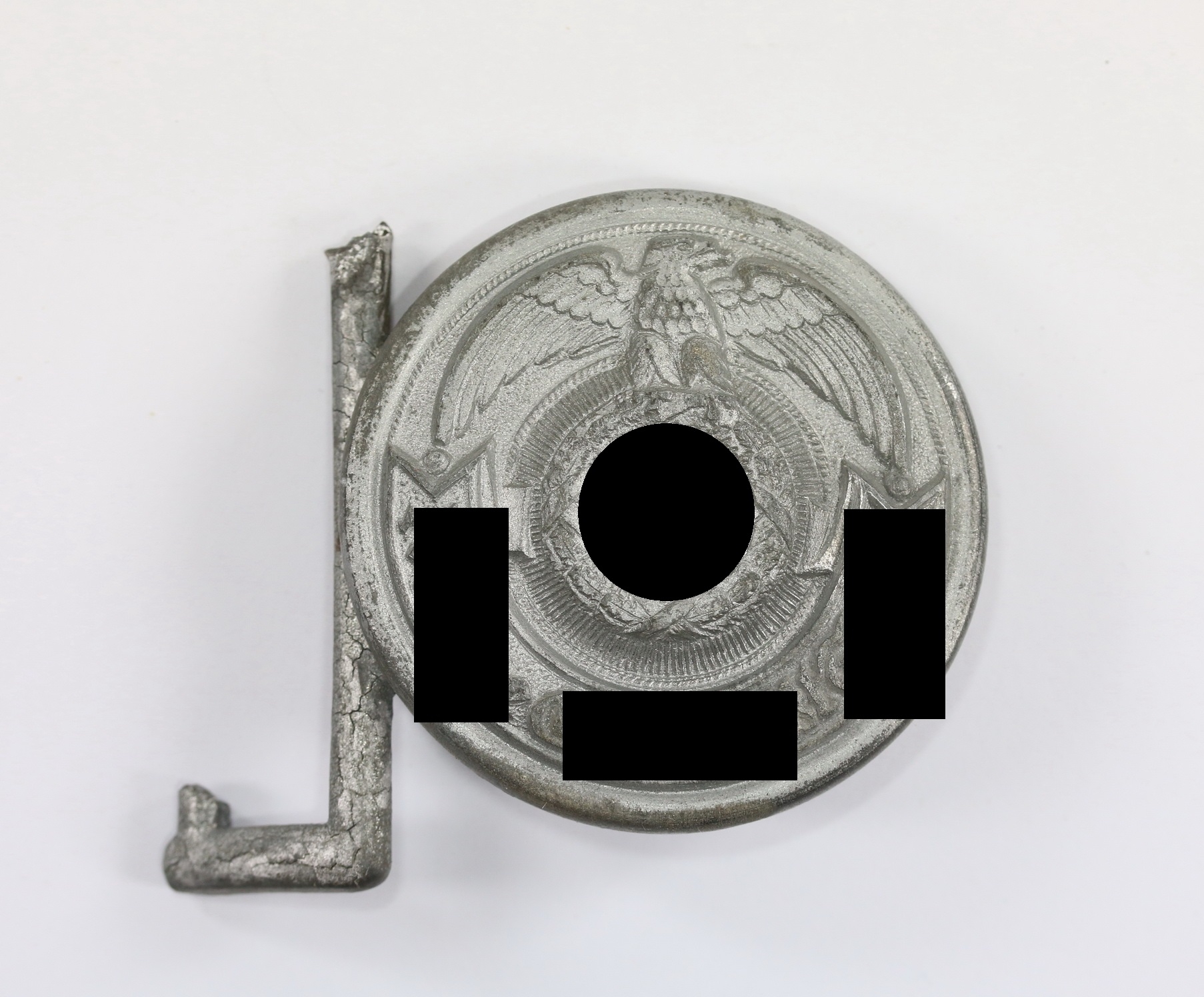 waffen_ss_feldbindenschlo_f_r_f_hrer_hersteller_ejl__meine_ehre_hei_t_treue_1__1 Waffen SS,Belt Buckle for Leaders. Maker EJL. – Bild 1