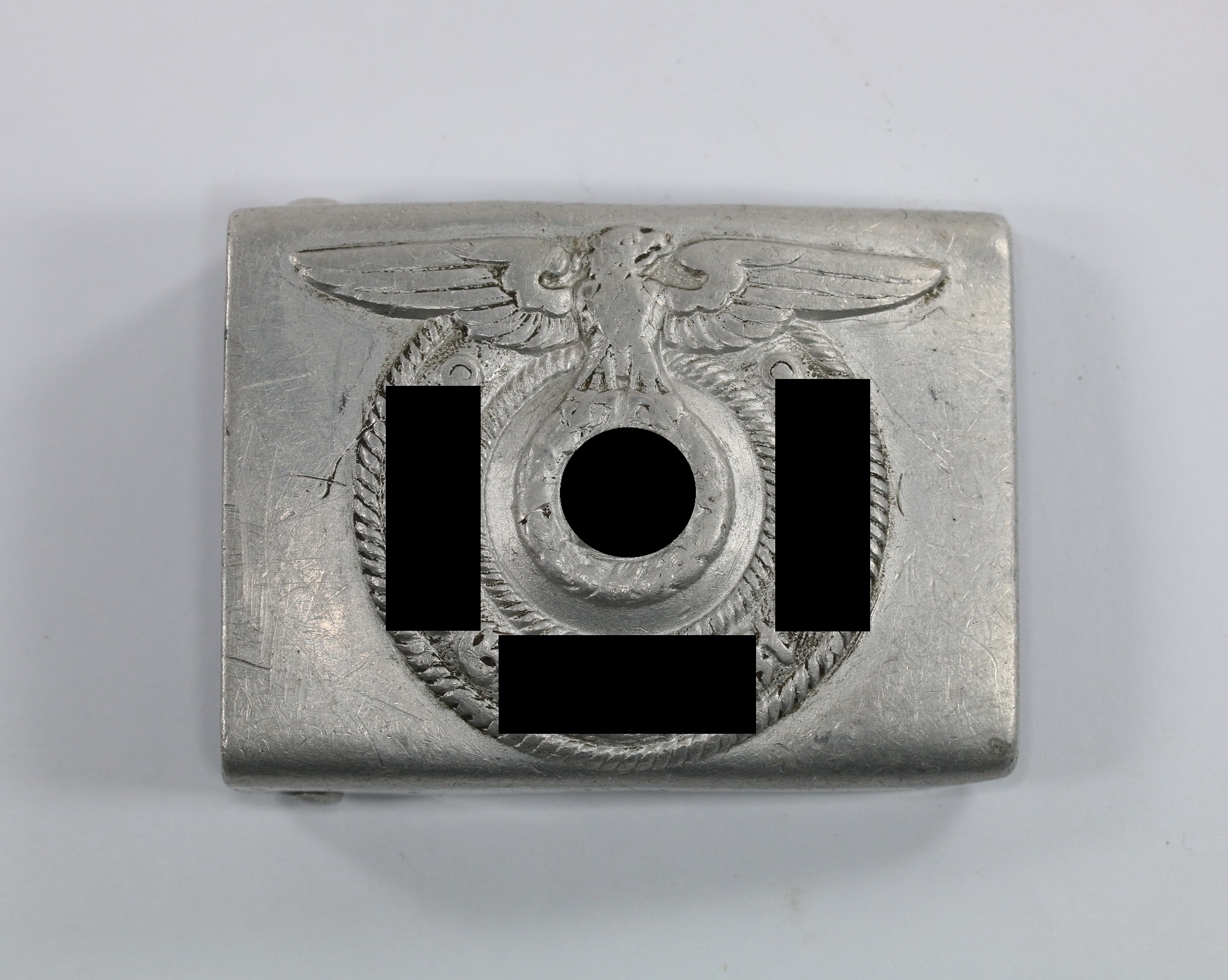 Belt Buckle for Waffen SS Enlisted. Maker RZM 36/39 SS. – Bild 1